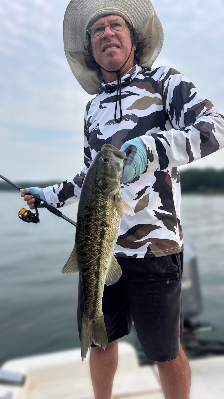 Striped And Spotted Bass On Lake Lanier