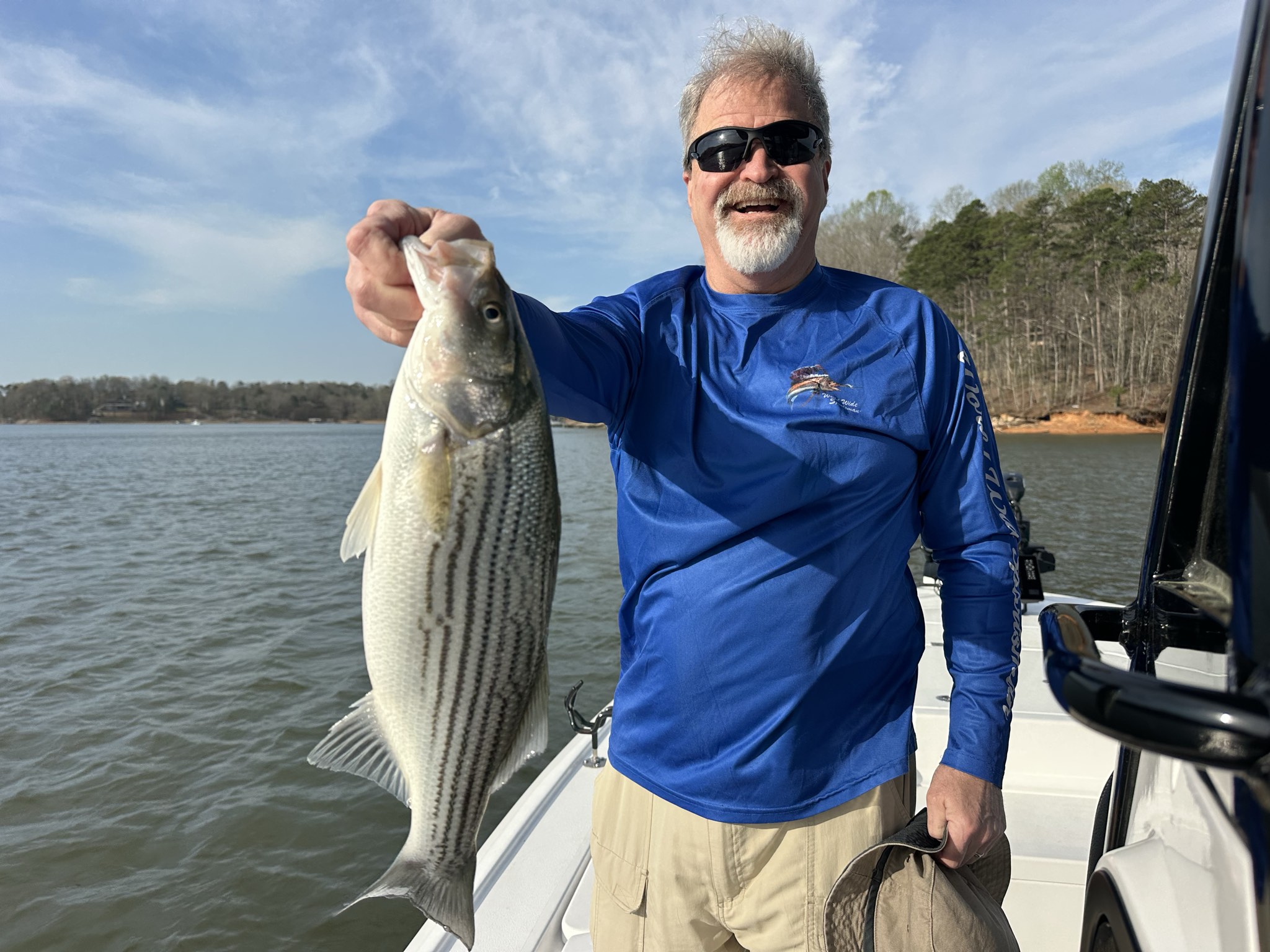 Spring Striped and Spotted Bass on Lake Lanier