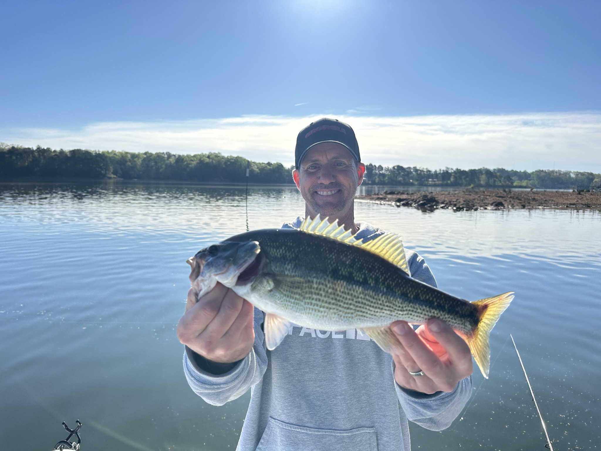 April Striped Bass And Spotted Bass On Lake Lanier