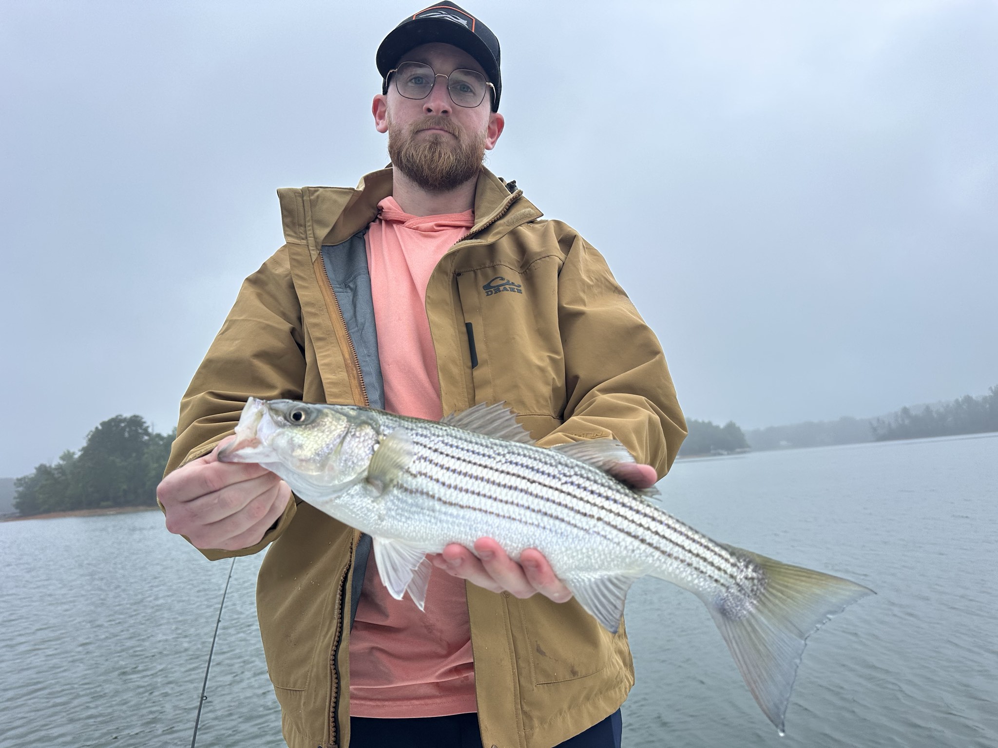 Striped Bass And Spotted Bass Action On Lake Lanier