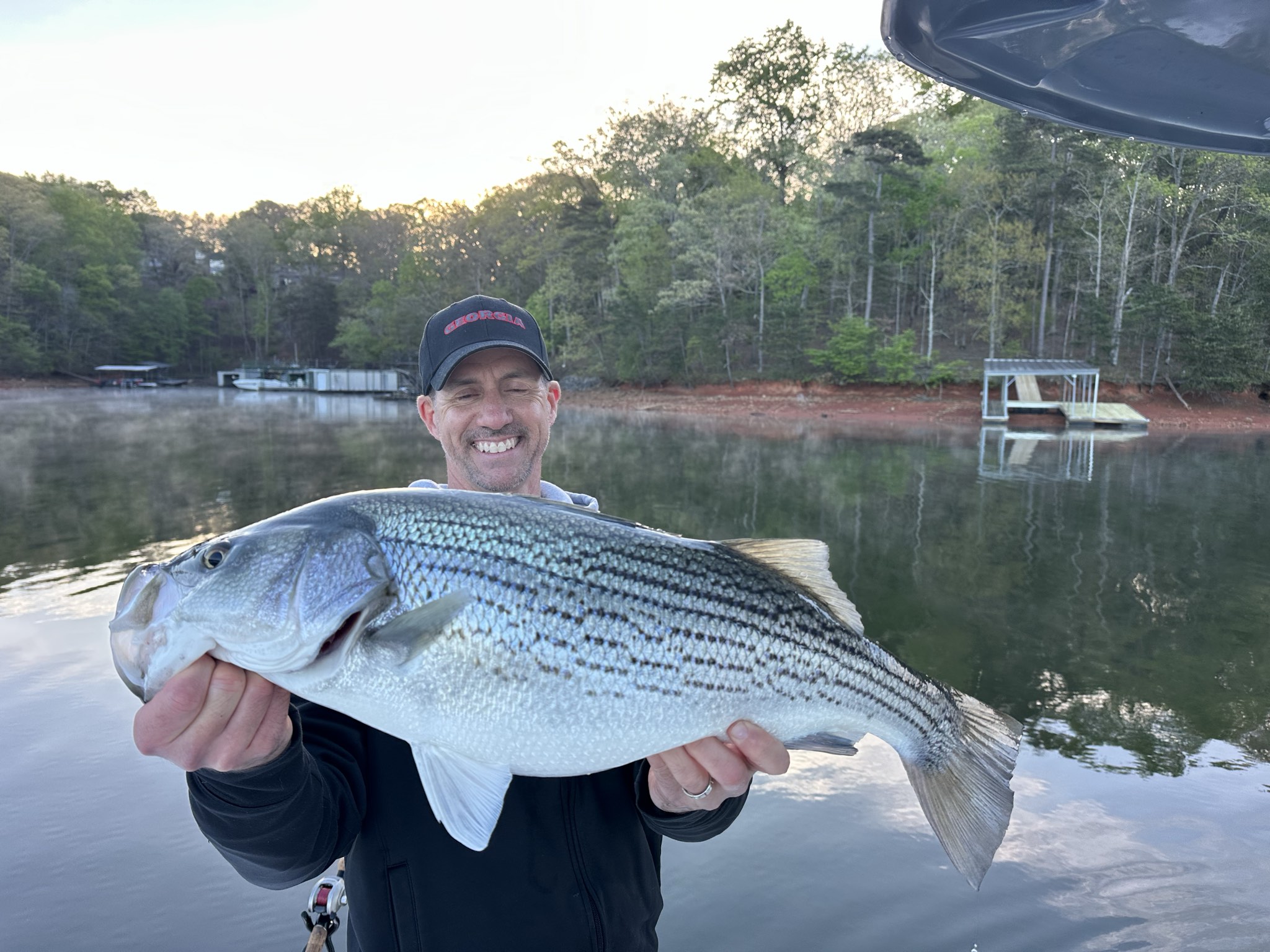 April Striped Bass And Spotted Bass On Lake Lanier