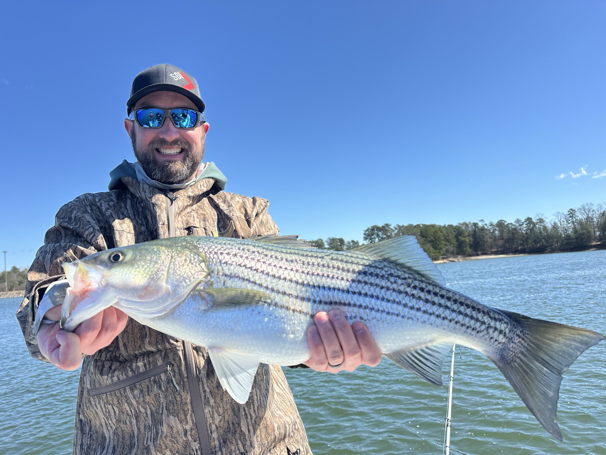 March Striped Bass And Spotted Bass Action