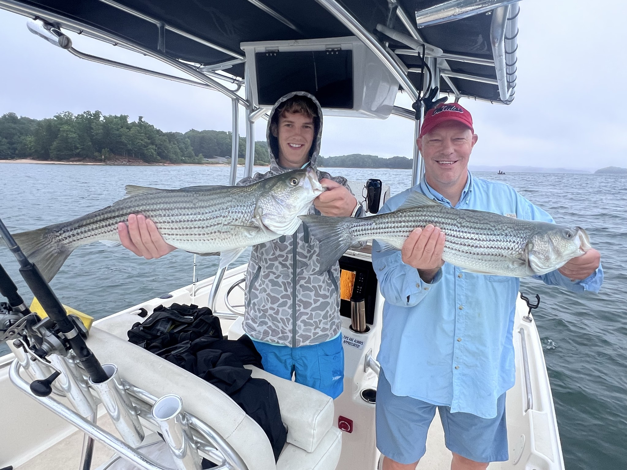 May Striped Bass And Spotted Bass Lake Lanier