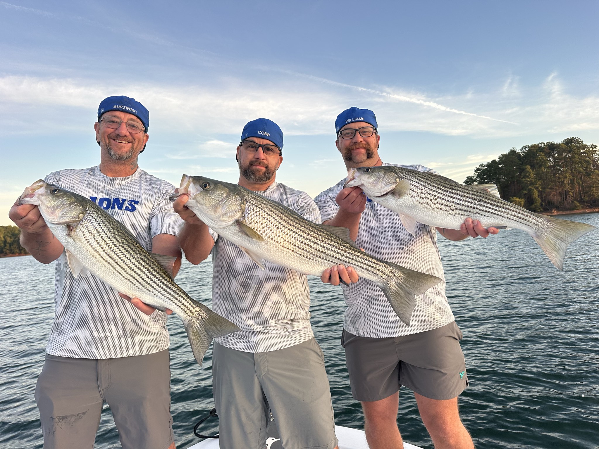 August Striped Bass Action On Lake Lanier