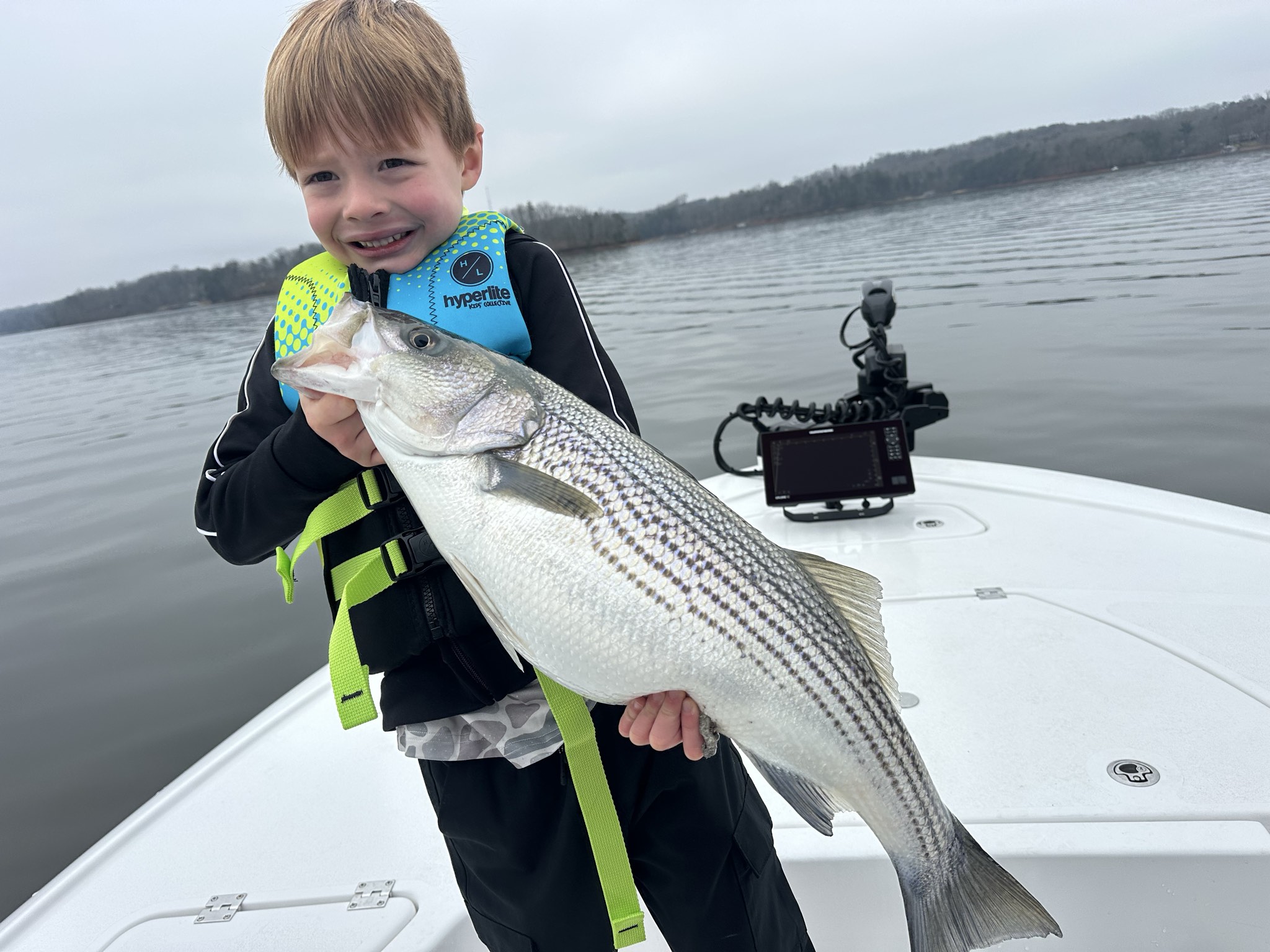 February Bass Action at Lake Lanier