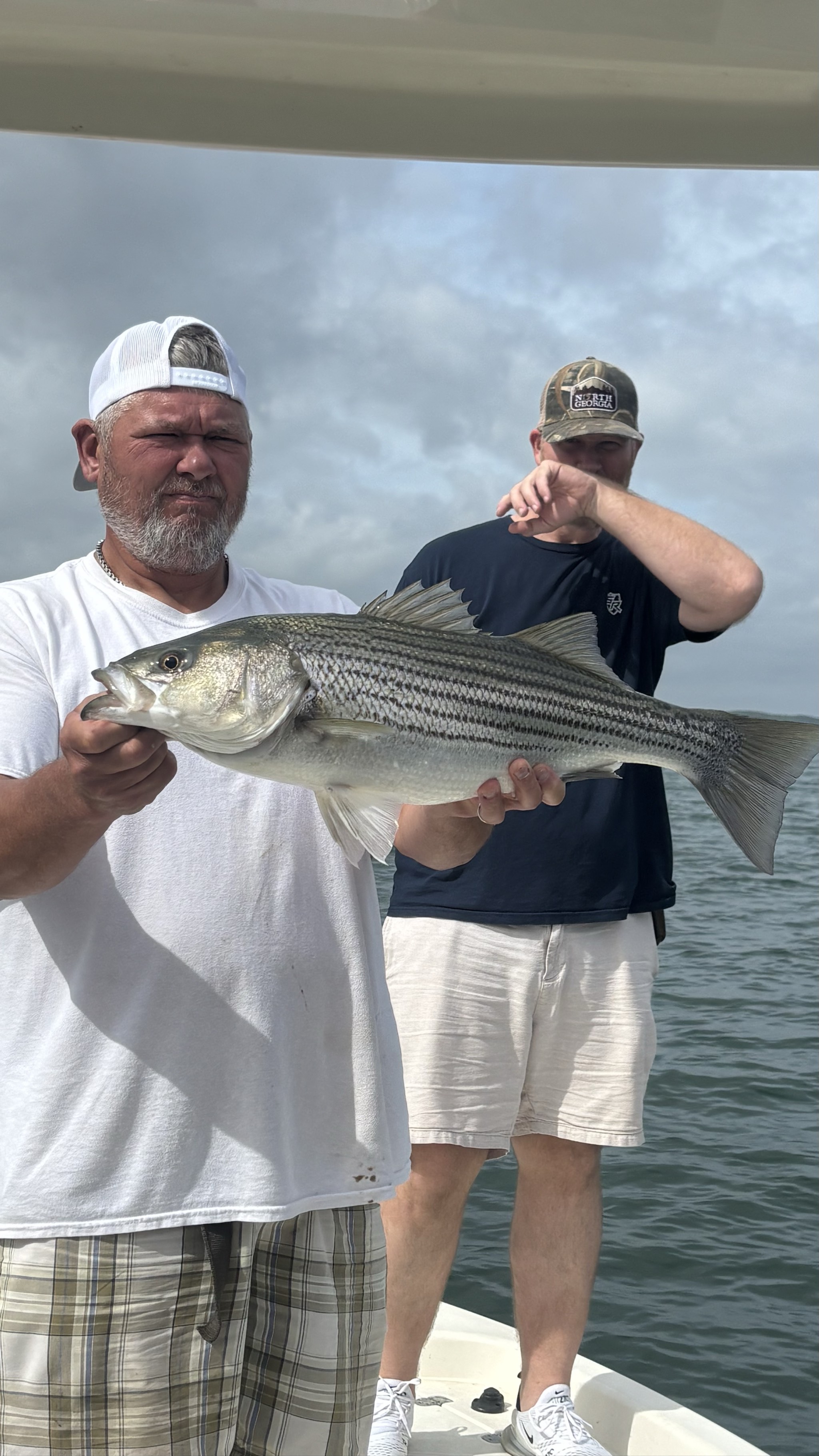 Trophy Striped Bass on Lake Lanier