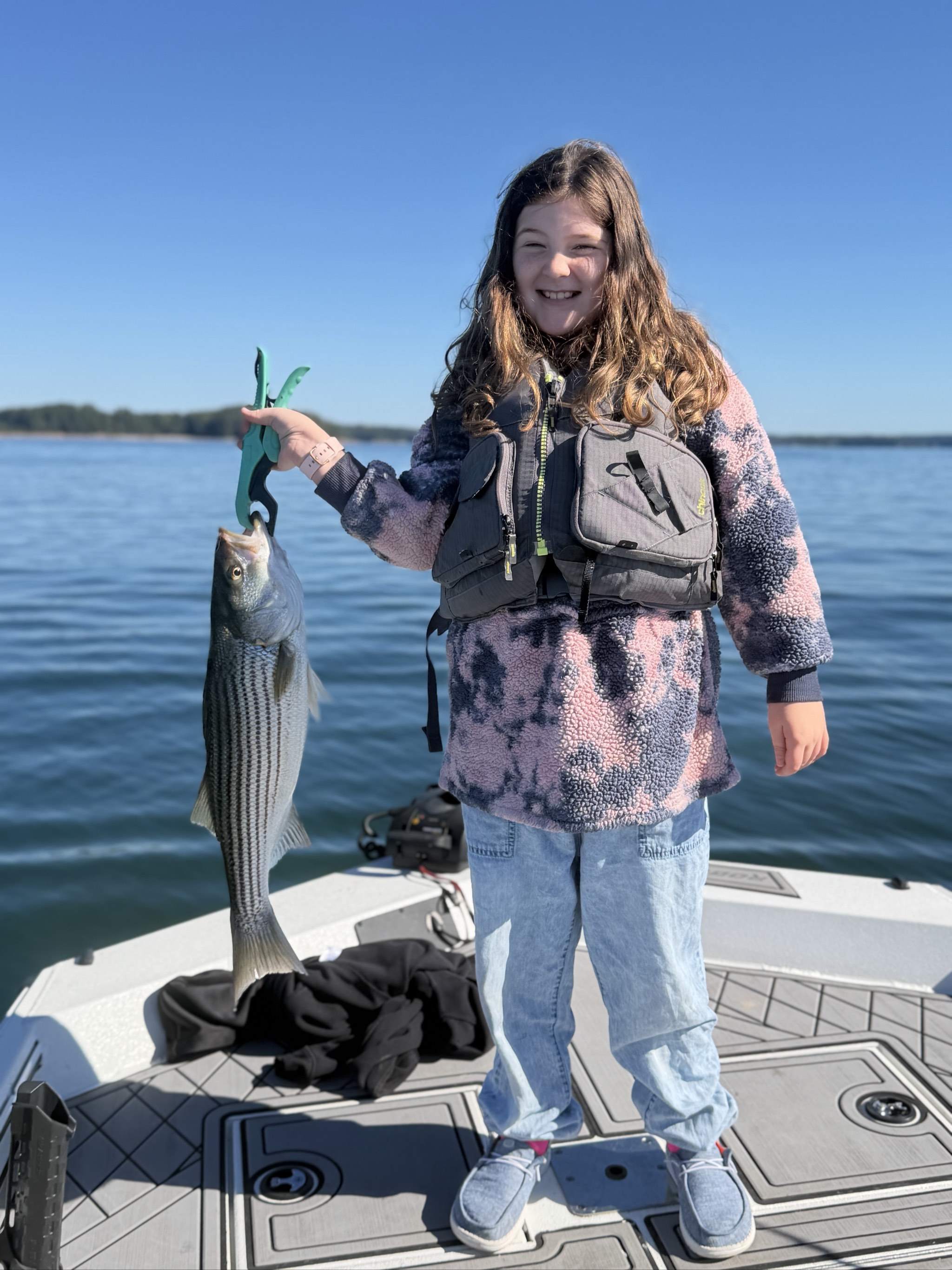 September Spotted and Striped Bass Lake Lanier