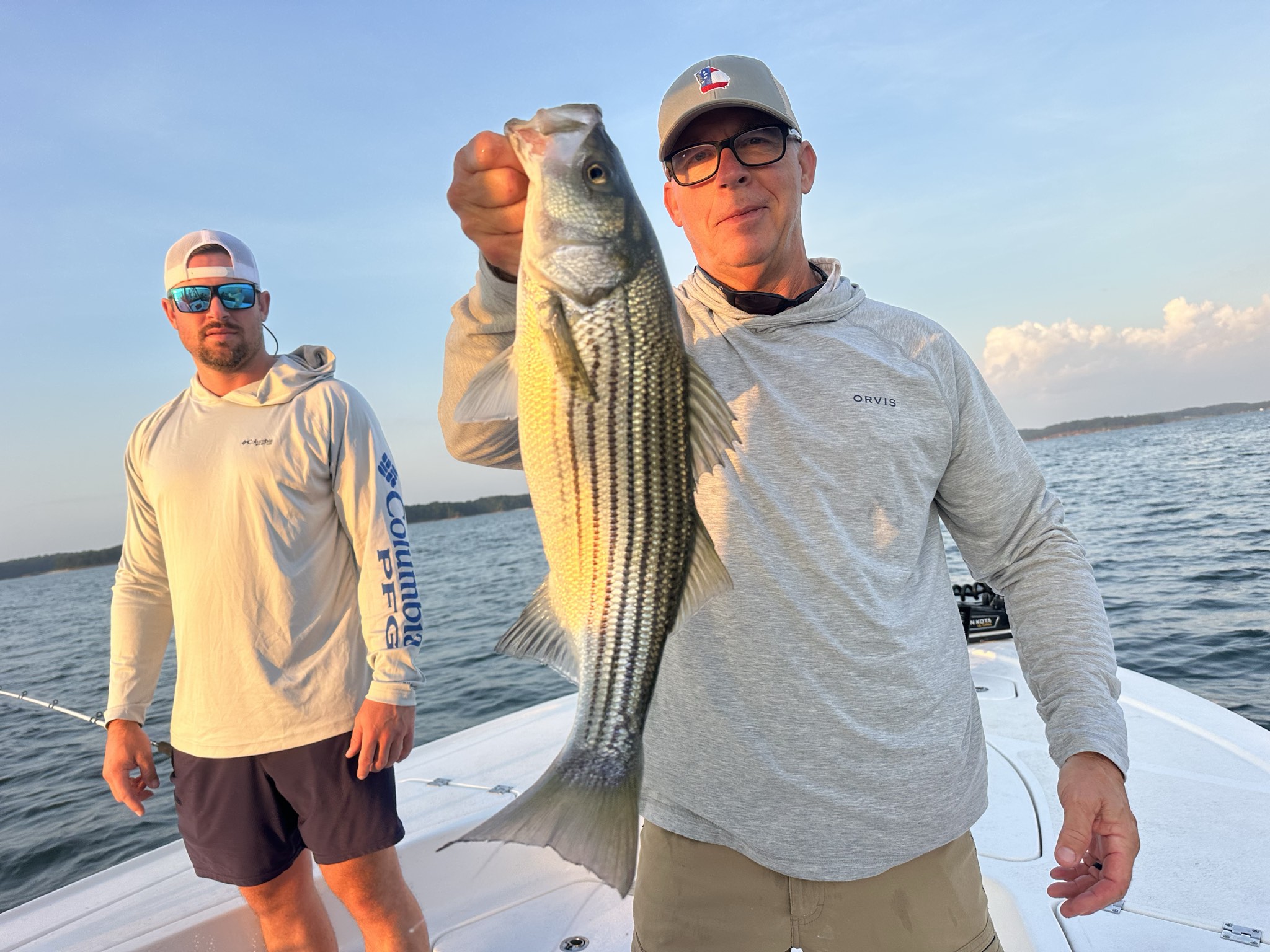 Striped Bass Bite Heats Up Lake Lanier