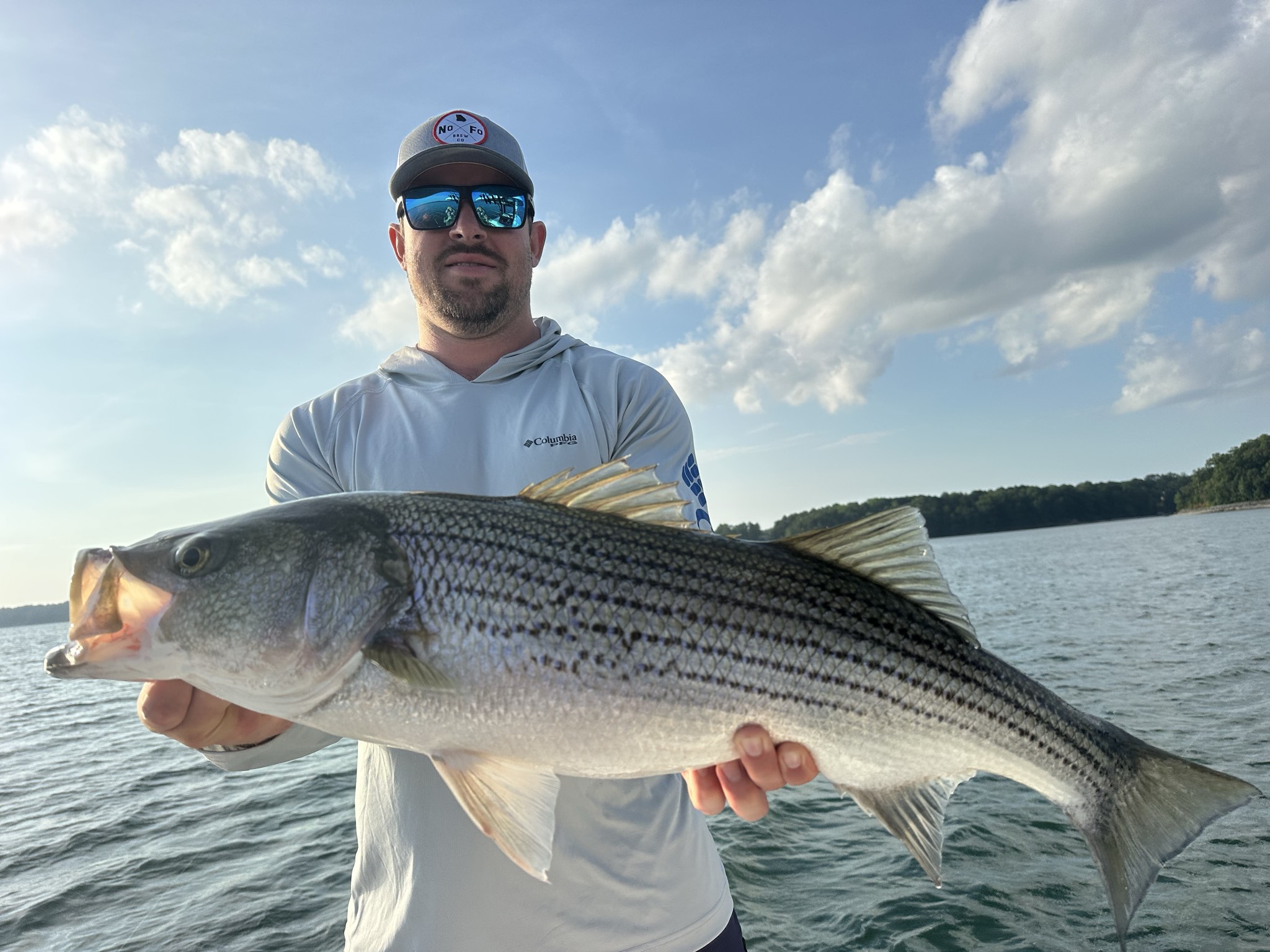 Striped Bass Bite Heats Up Lake Lanier