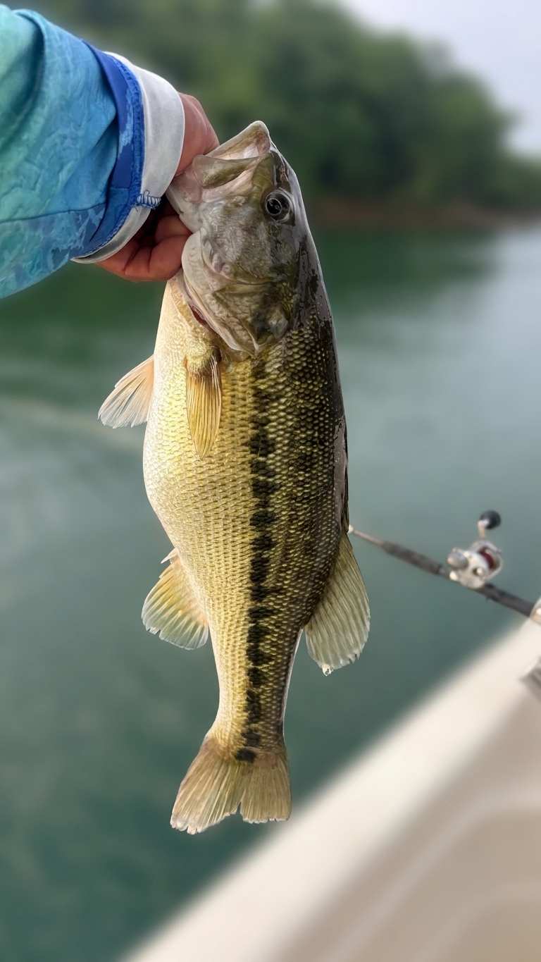 Striped And Spotted Bass On Lake Lanier