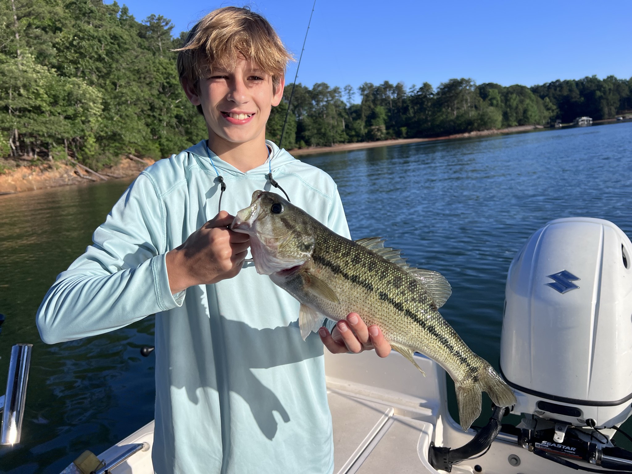 Striped Bass Action On Lake Lanier