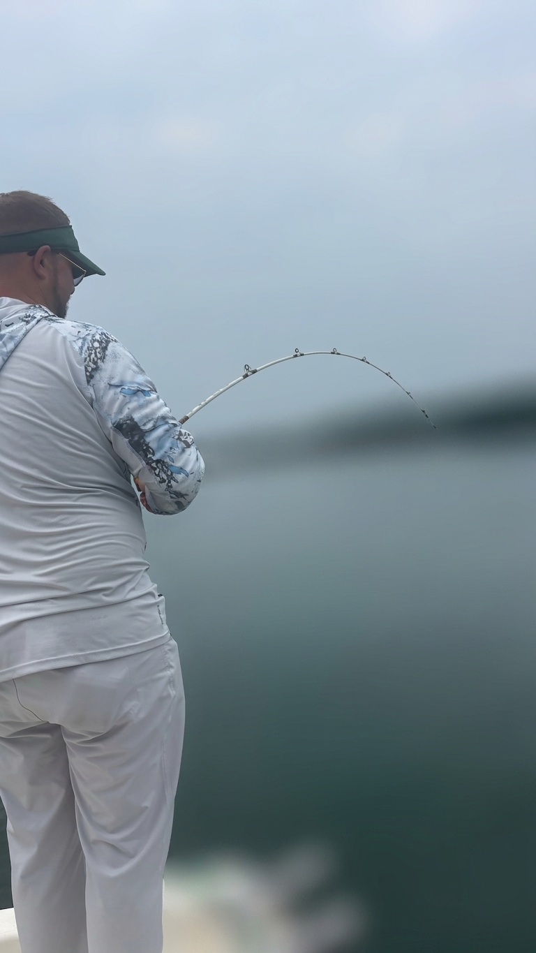 Striped And Spotted Bass On Lake Lanier