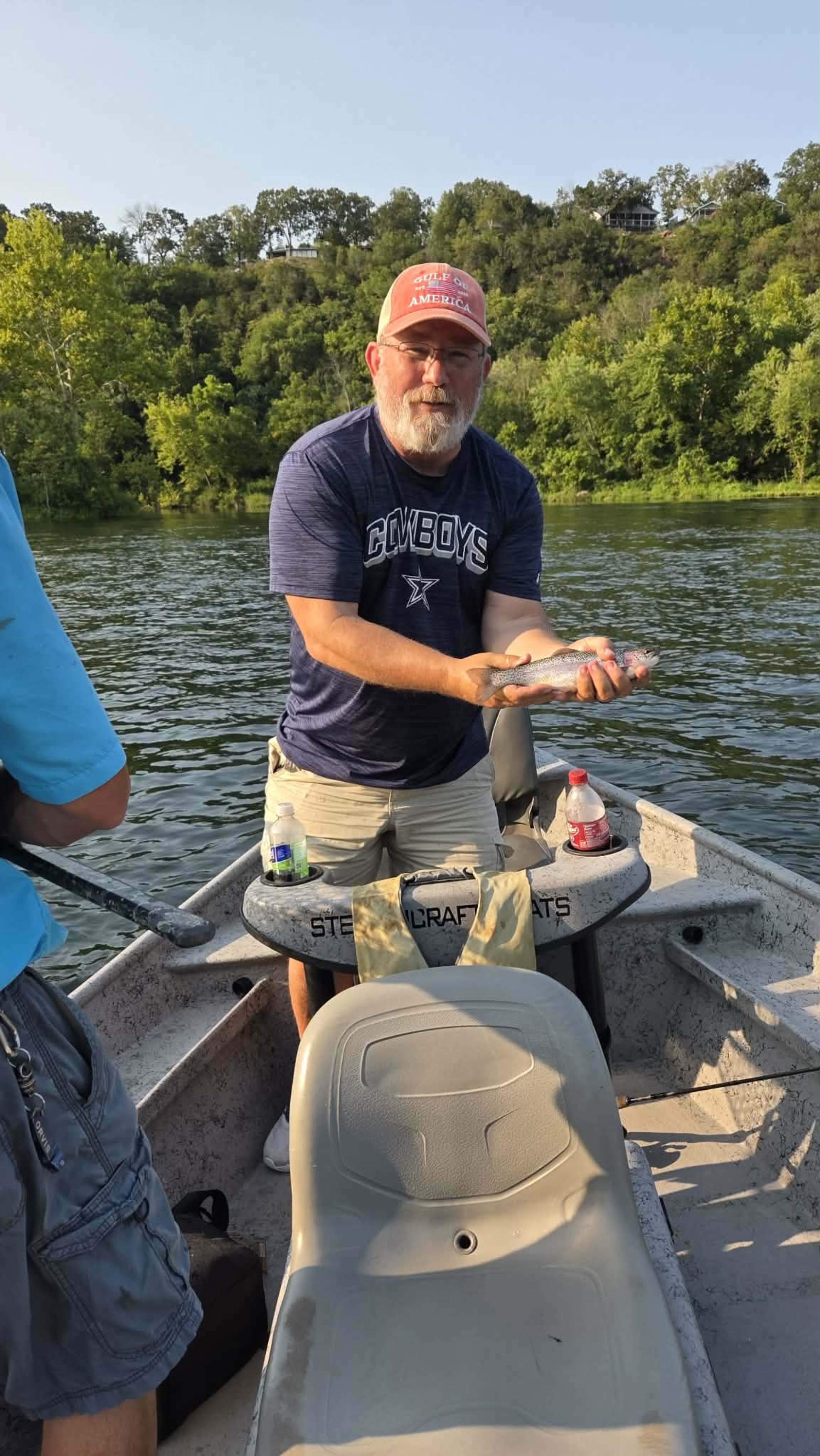 August Sunset Rainbow Trout on White River