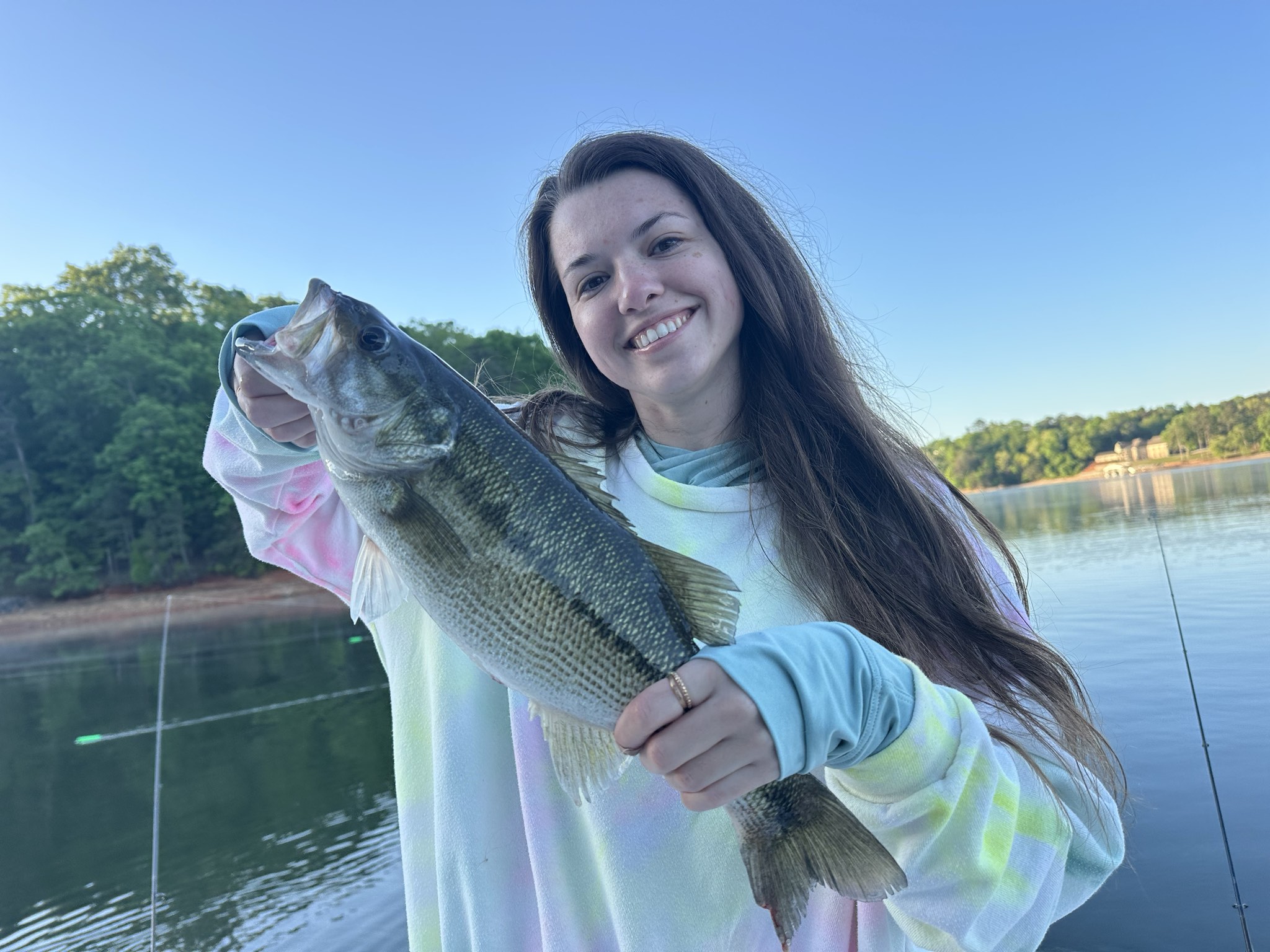 April Bass Action at Lake Lanier