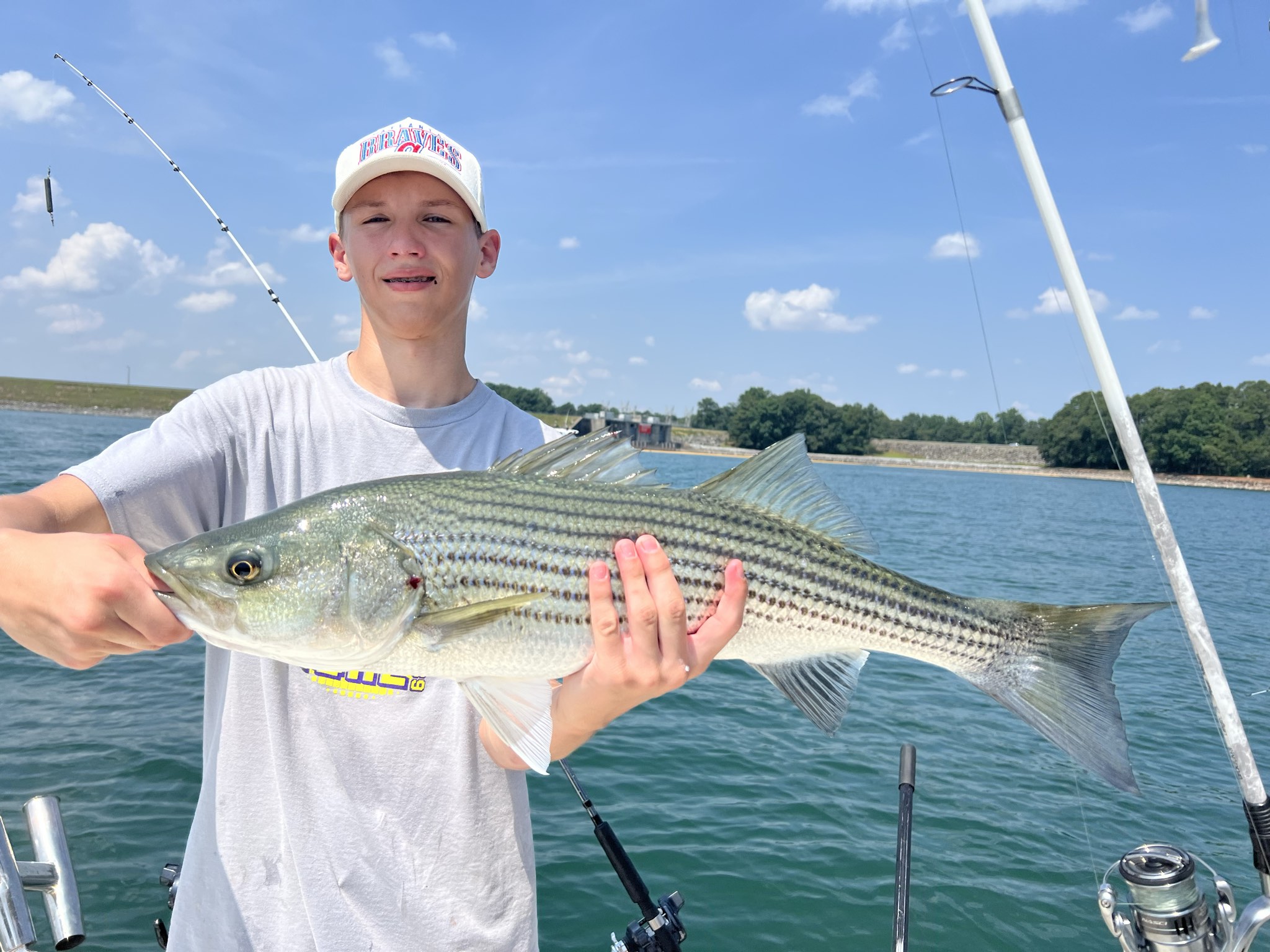 Trophy Striped Bass Lake Lanier Summer
