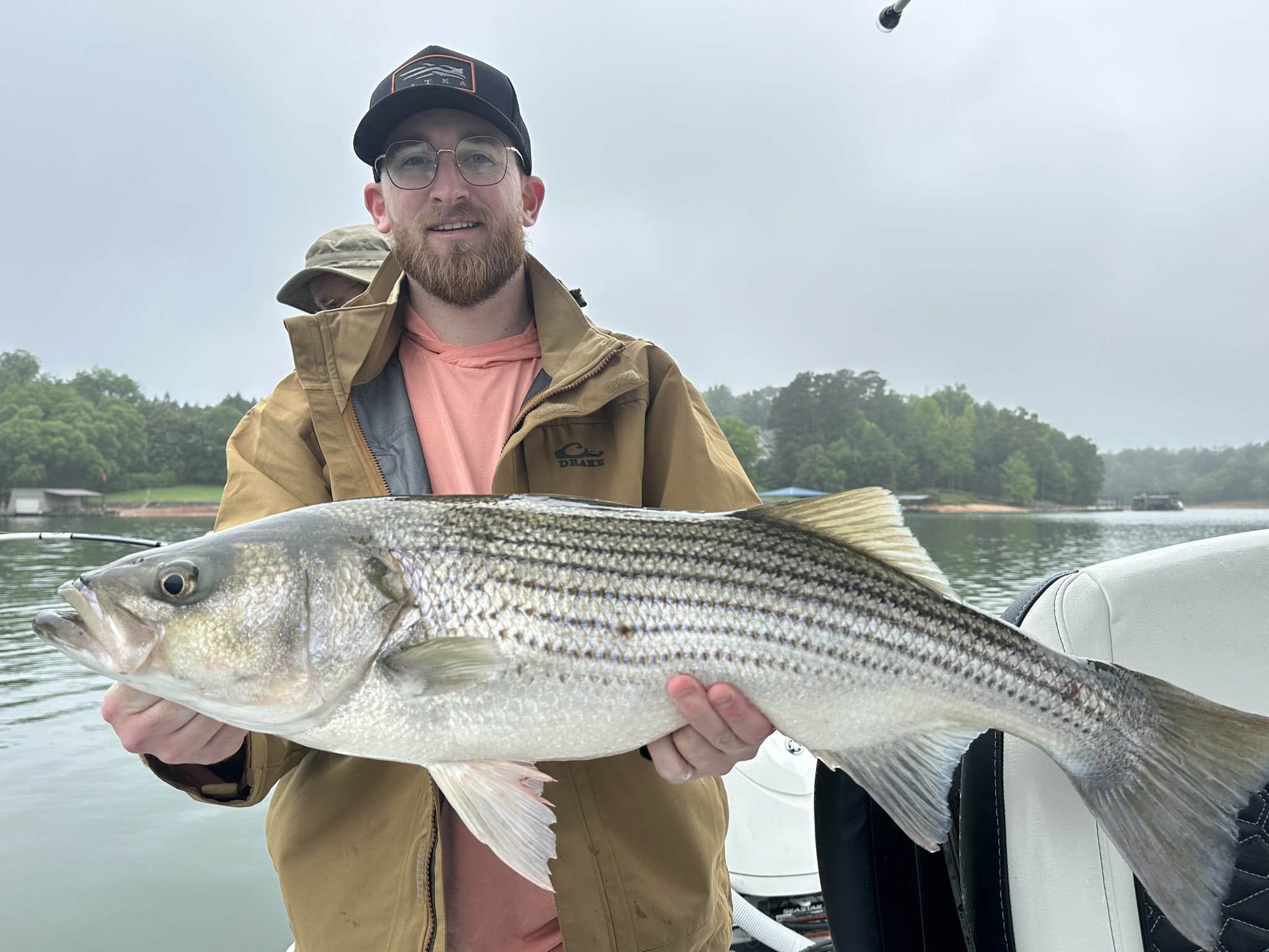 Striped Bass And Spotted Bass Action On Lake Lanier