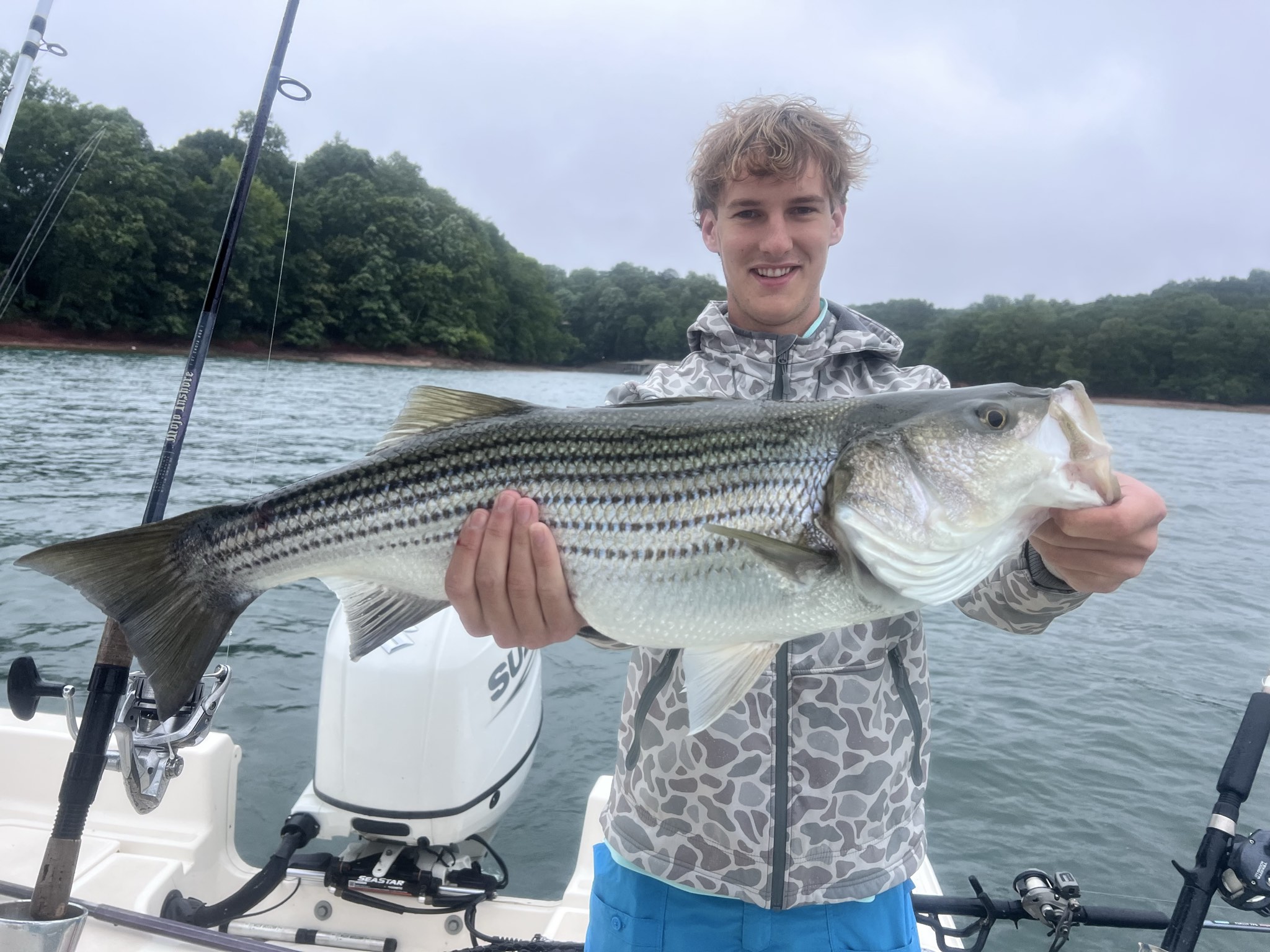 May Striped Bass And Spotted Bass Lake Lanier