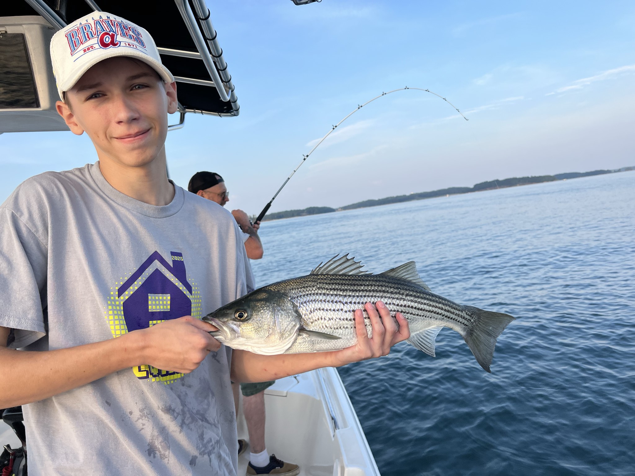 Trophy Striped Bass Lake Lanier Summer