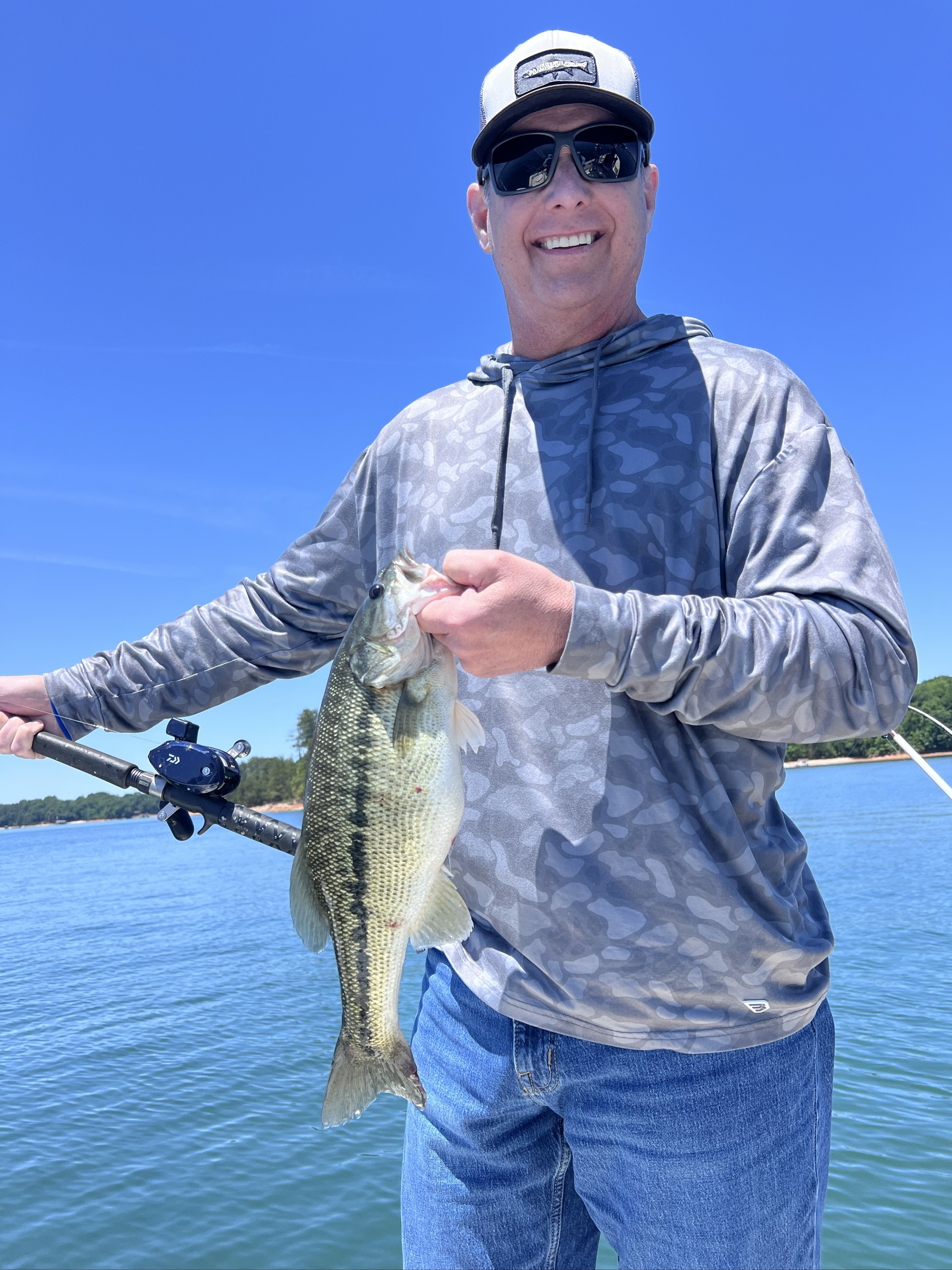 Spotted And Striped Bass On Lake Lanier
