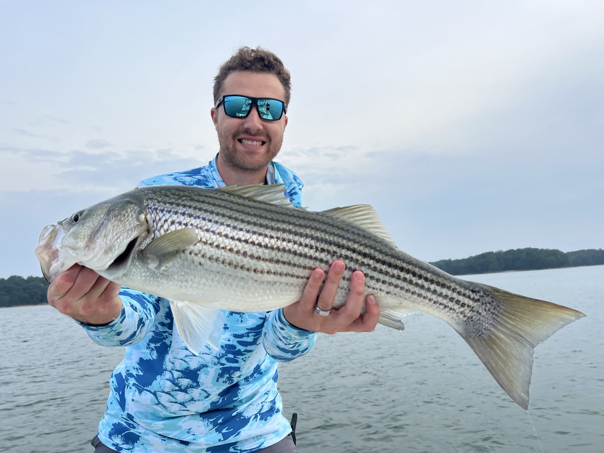 Striped Bass Action On Lake Lanier