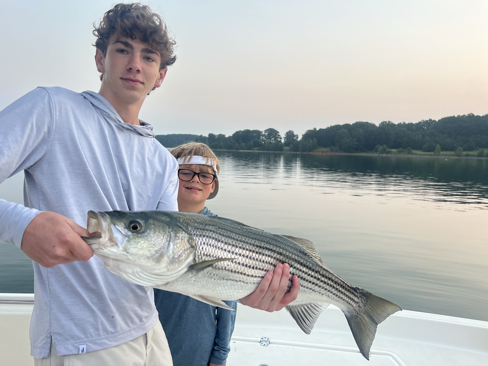Striped Bass And Spotted Bass Lake Lanier