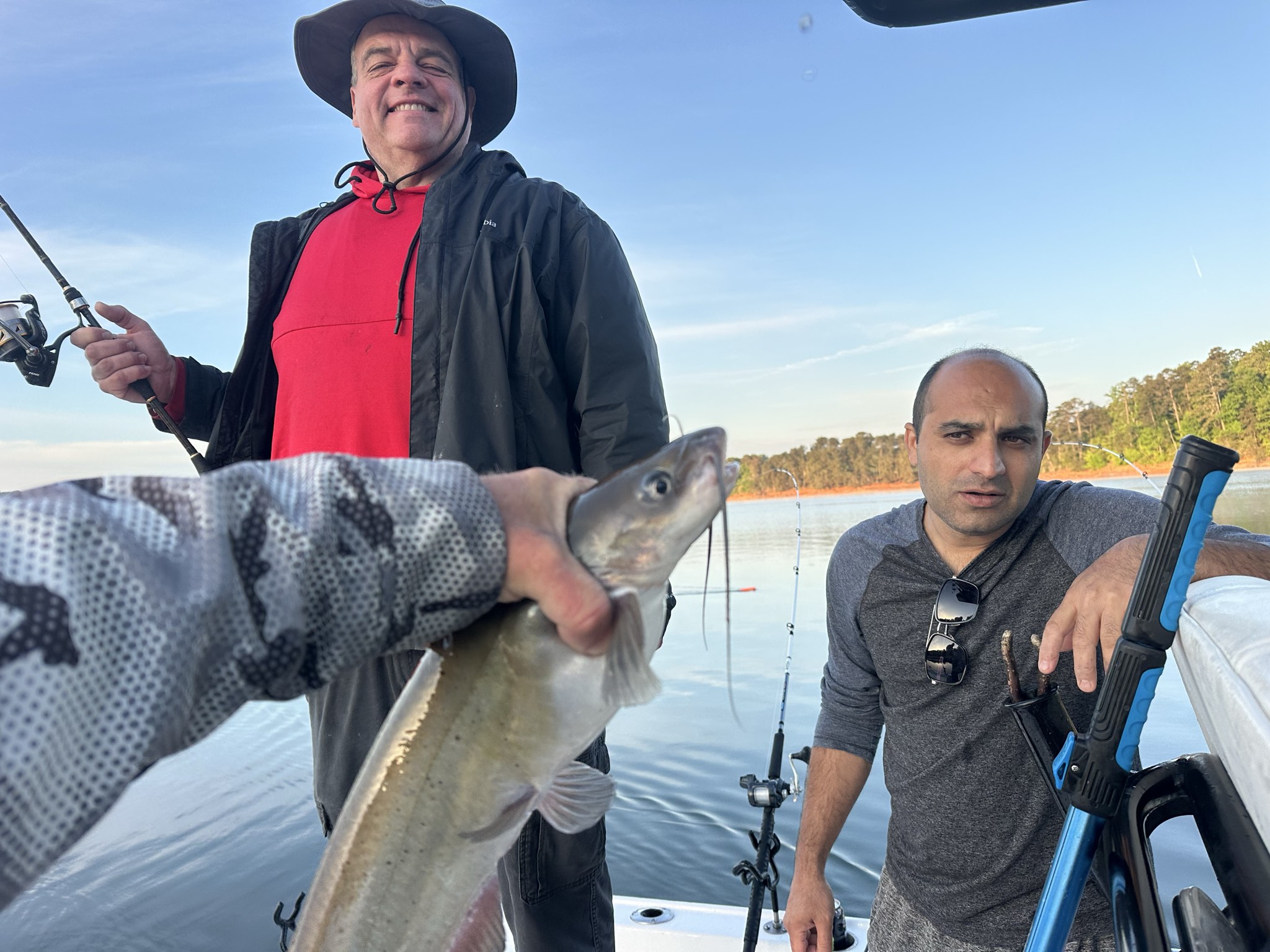 Striped Bass And Spotted Bass On Lake Lanier