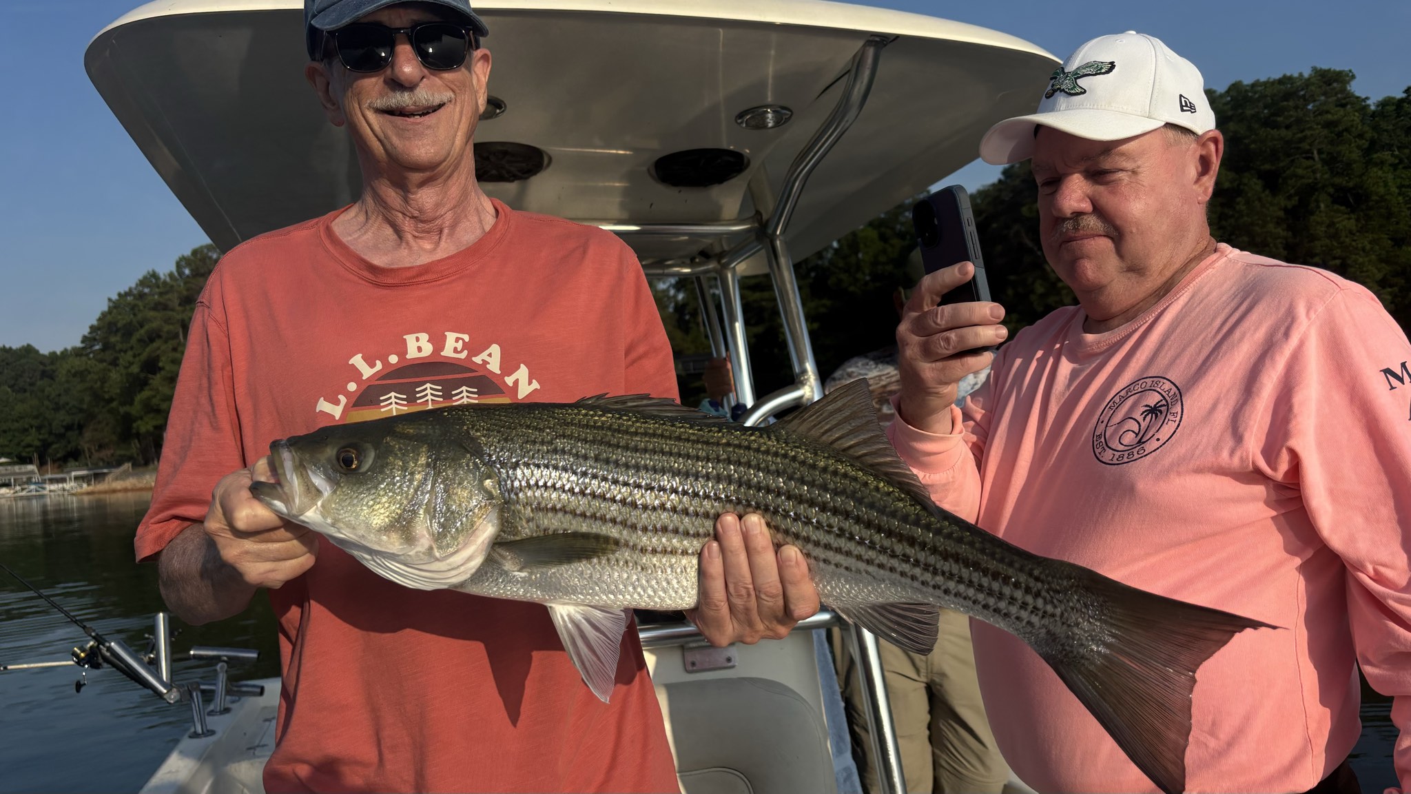 Trophy Striped Bass on Lake Lanier