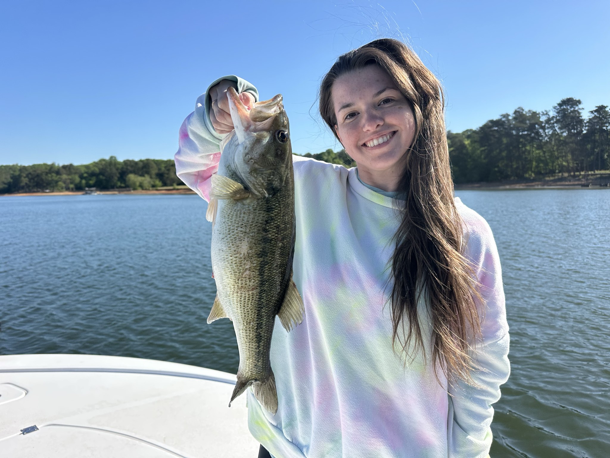 April Bass Action at Lake Lanier