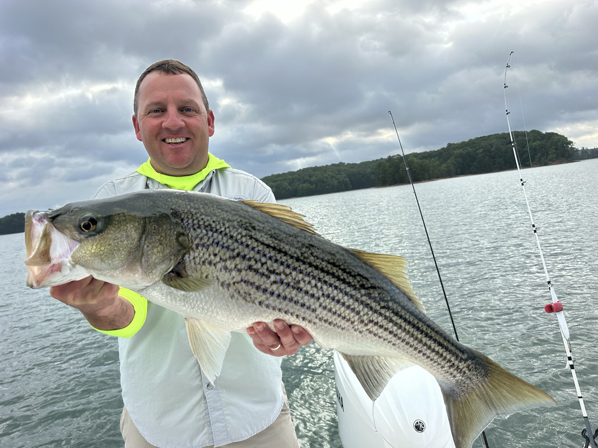 Striped & Spotted Bass on Lake Lanier
