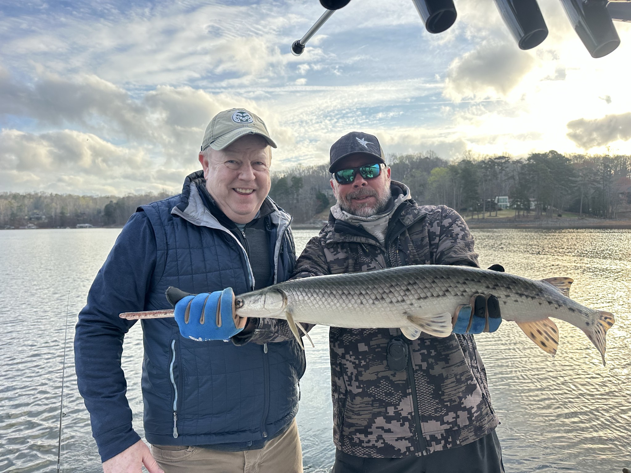 Spring Striped Bass And Spotted Bass On Lake Lanier
