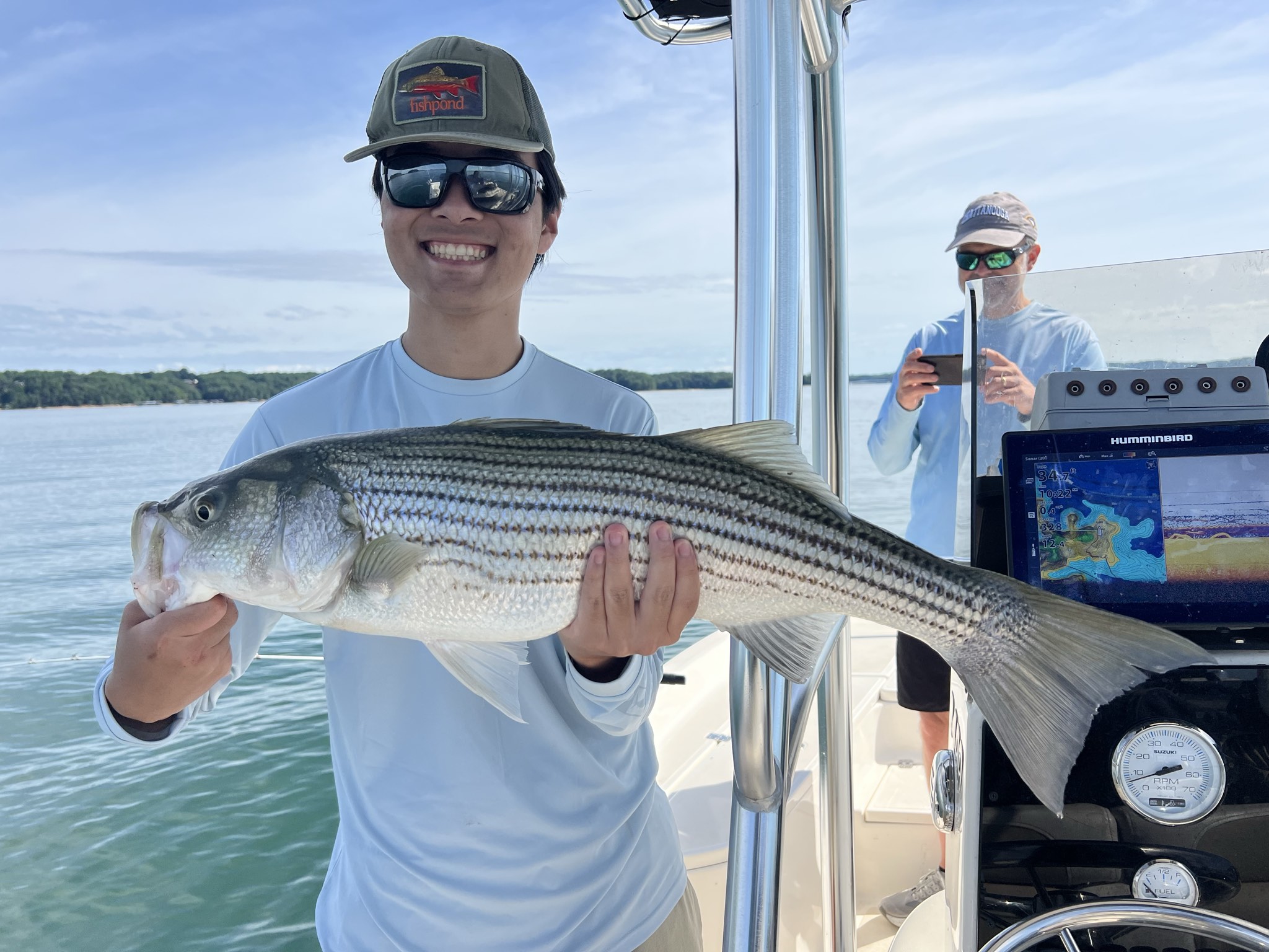 June Spotted and Striped Bass on Lake Lanier