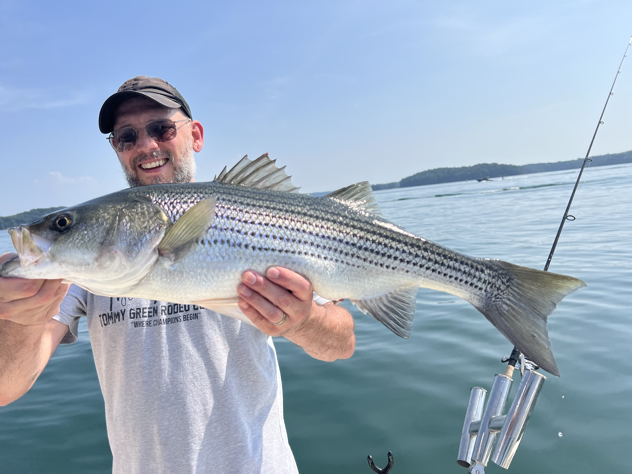Trophy Striped Bass Lake Lanier Summer