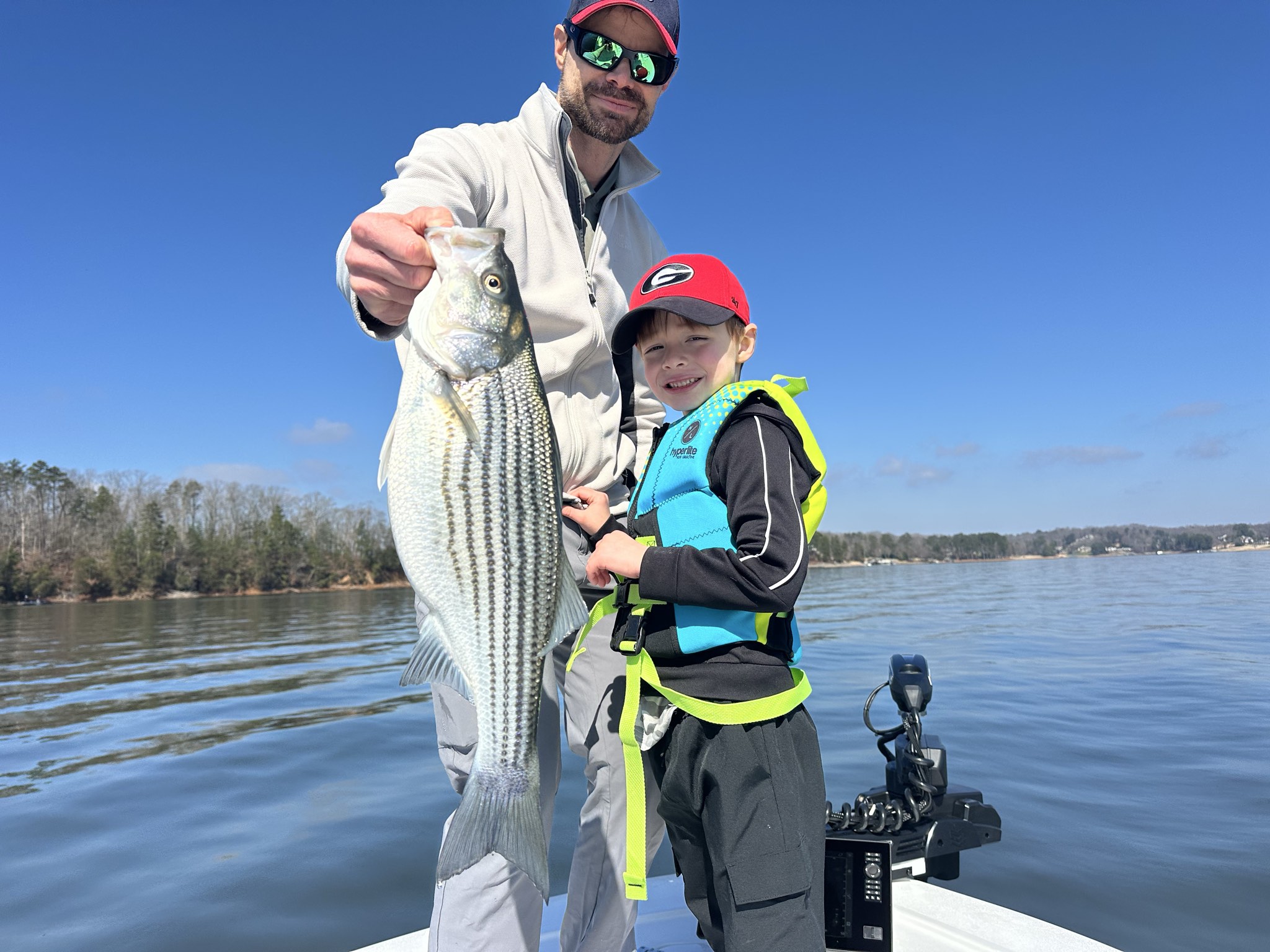 February Striped Bass Action On Lake Lanier