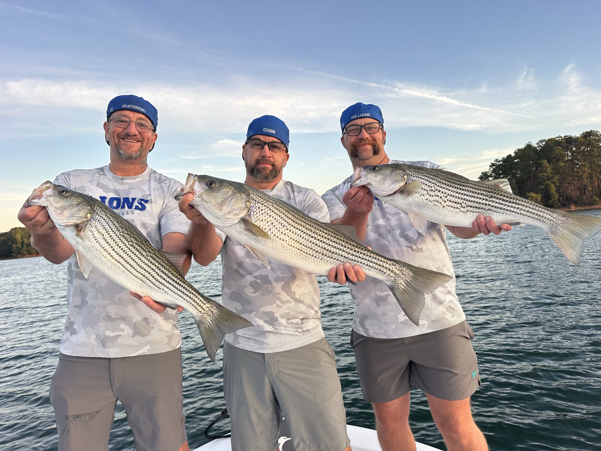August Striped Bass Action On Lake Lanier