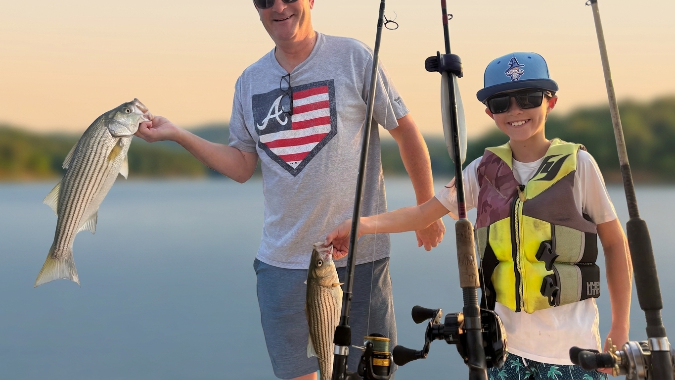 Striped Bass Spotted Bass Lake Lanier July
