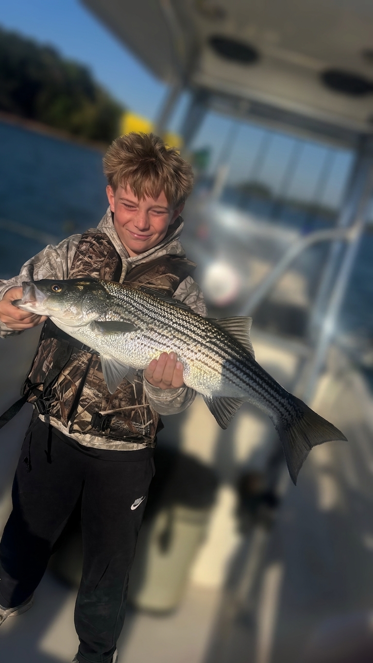 Triple Bass Action on Lake Lanier