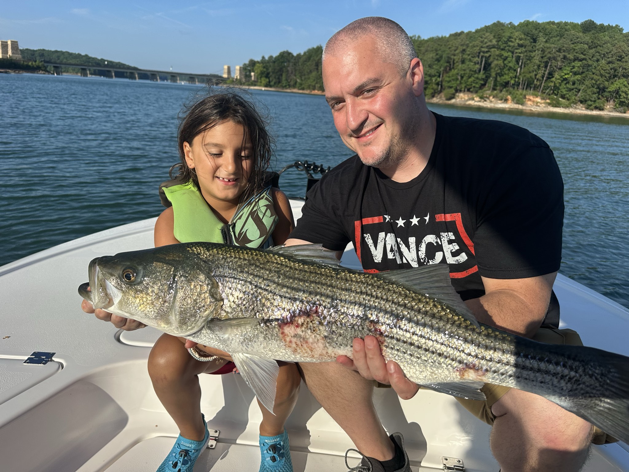 Trophy Stripers Heat Up Lake Lanier
