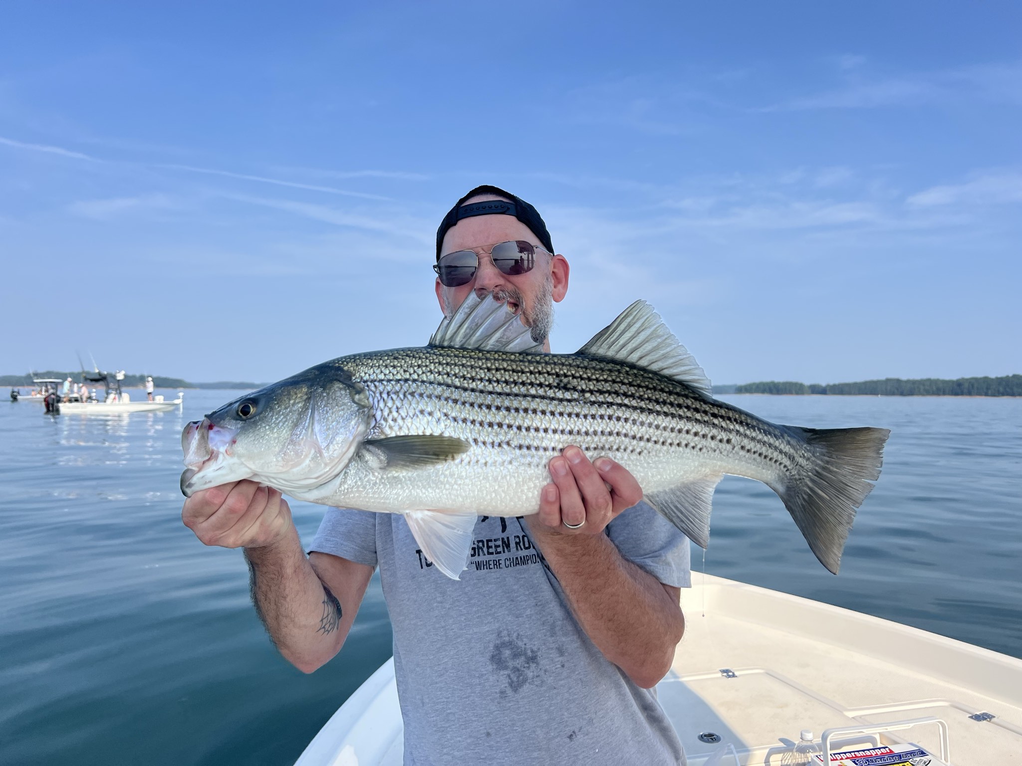 Trophy Striped Bass Lake Lanier Summer