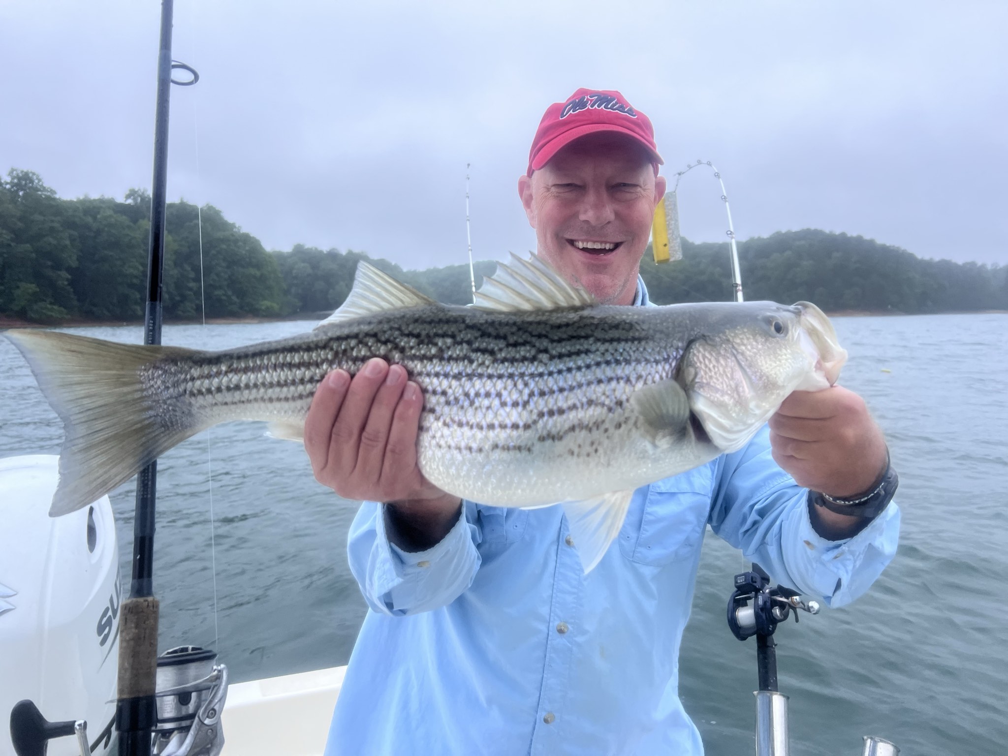 May Striped Bass And Spotted Bass Lake Lanier