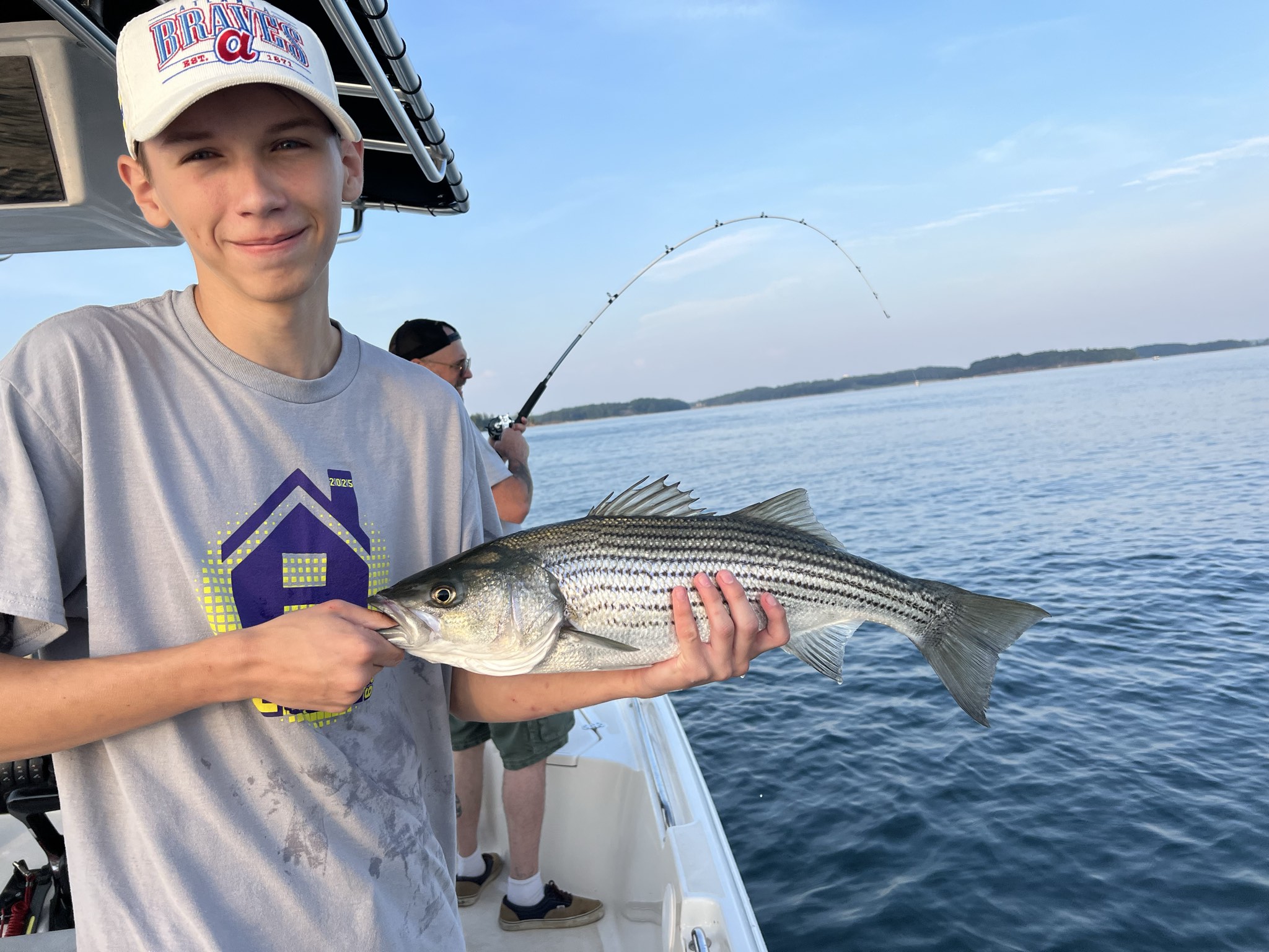 Trophy Striped Bass Lake Lanier Summer