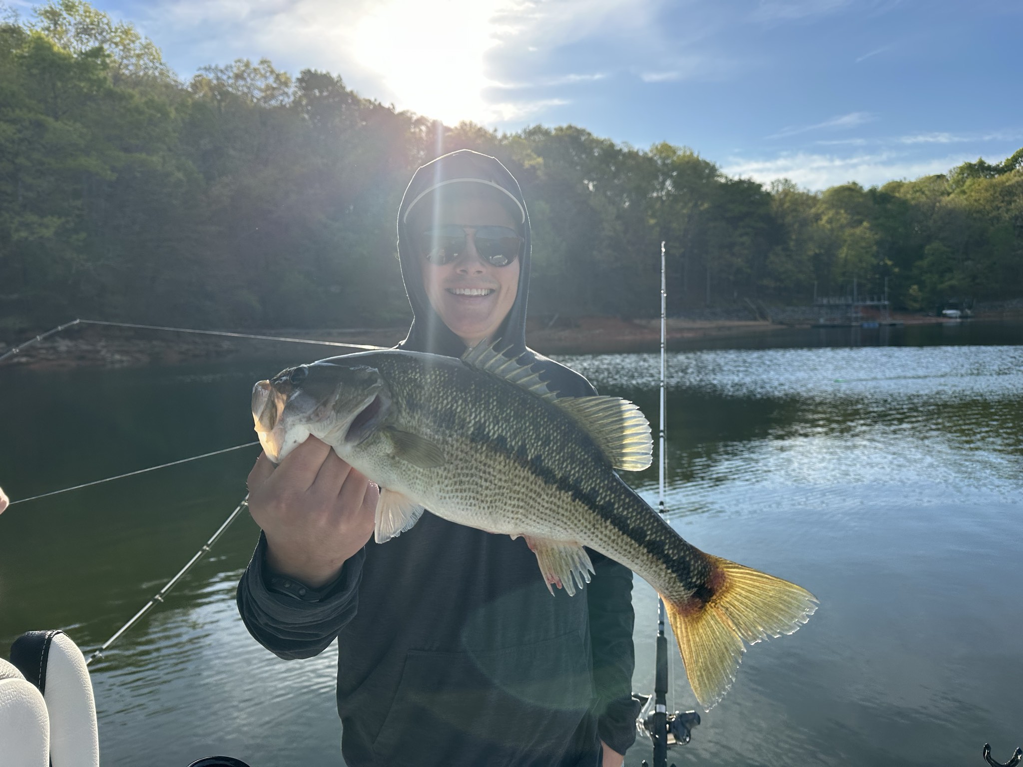 Striped And Spotted Bass Lake Lanier April