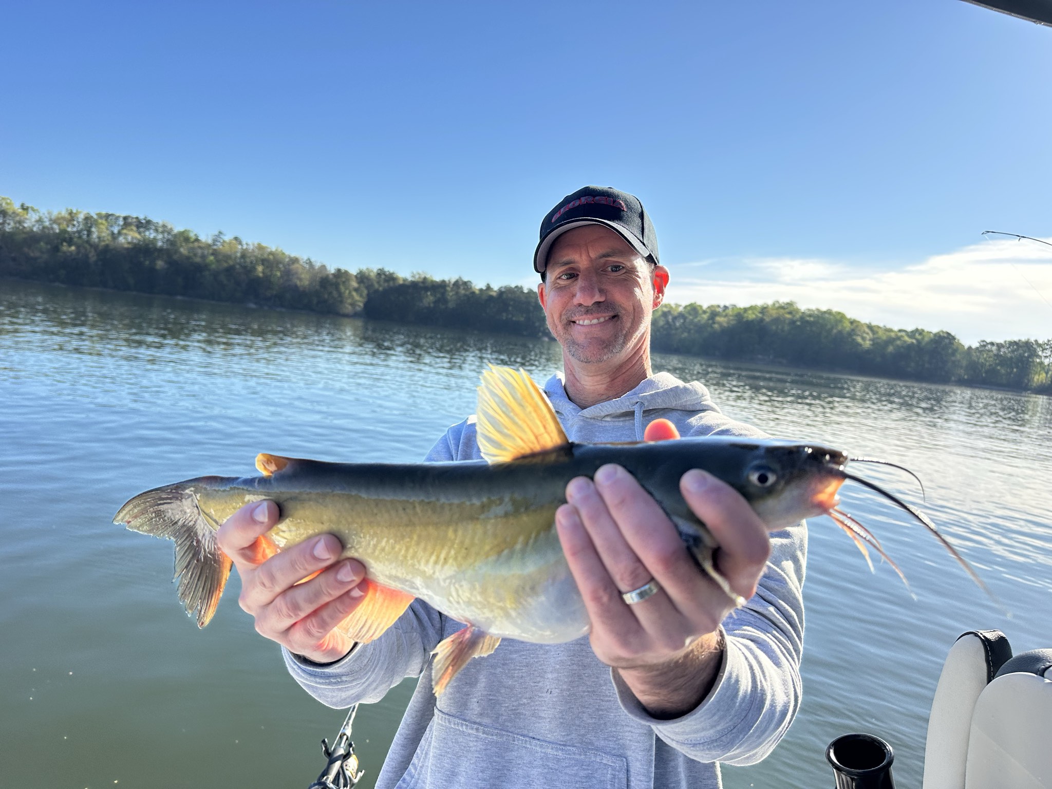 April Striped Bass And Spotted Bass On Lake Lanier