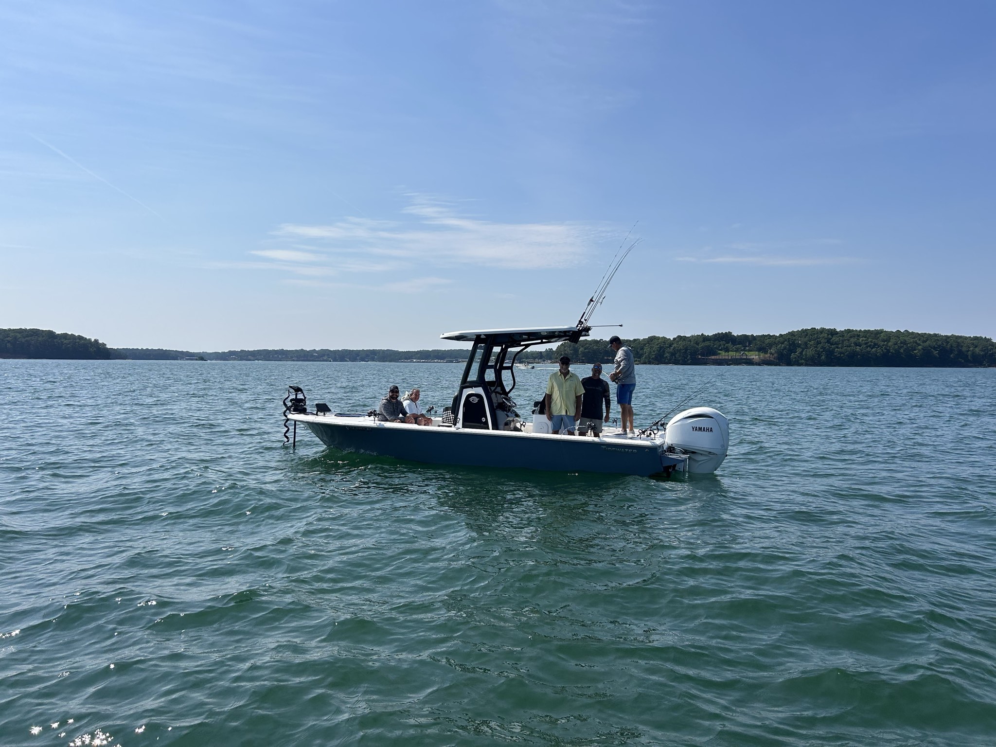 Striped And Spotted Bass Lake Lanier