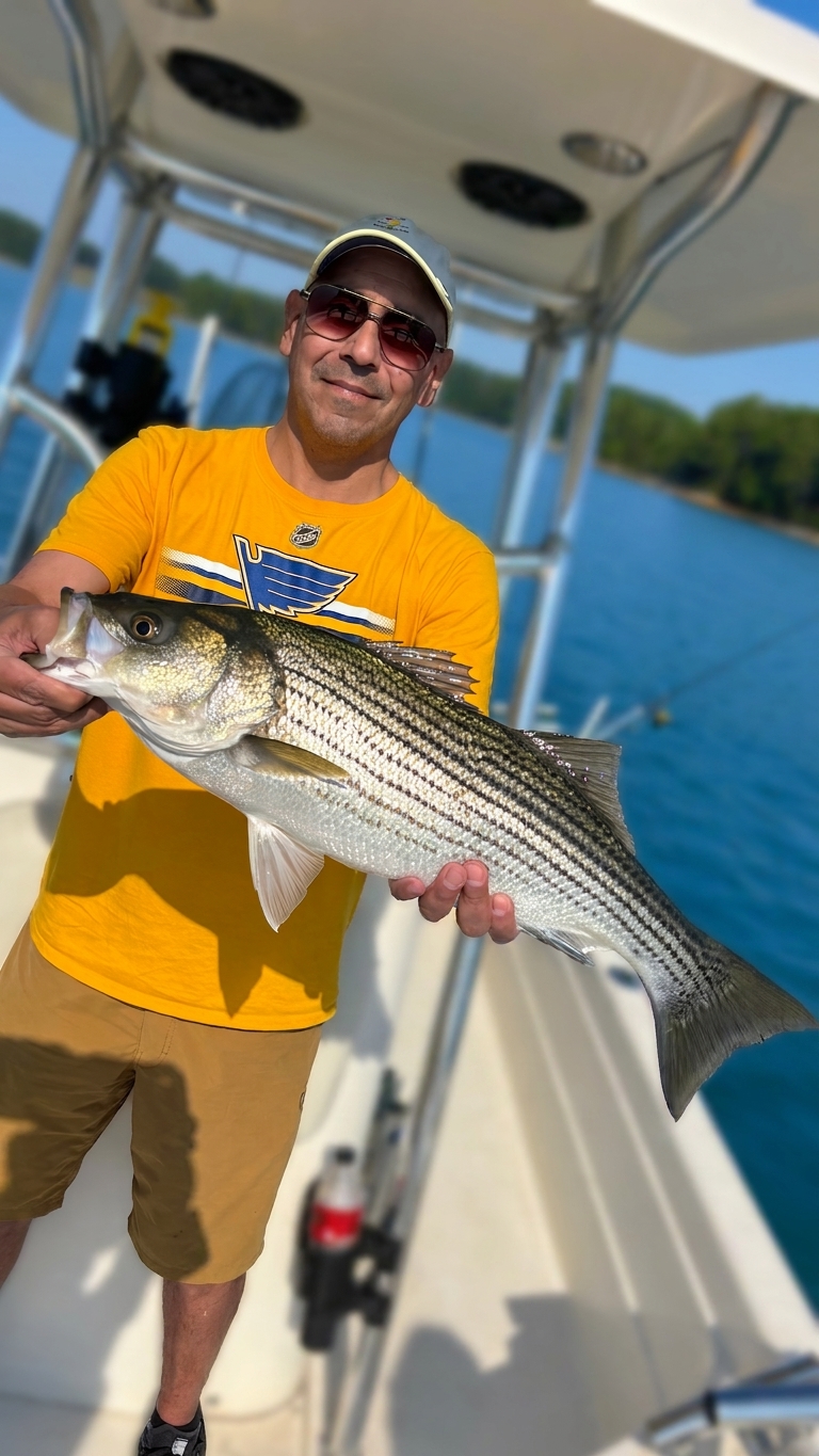 Lake Lanier bass — August 2026
