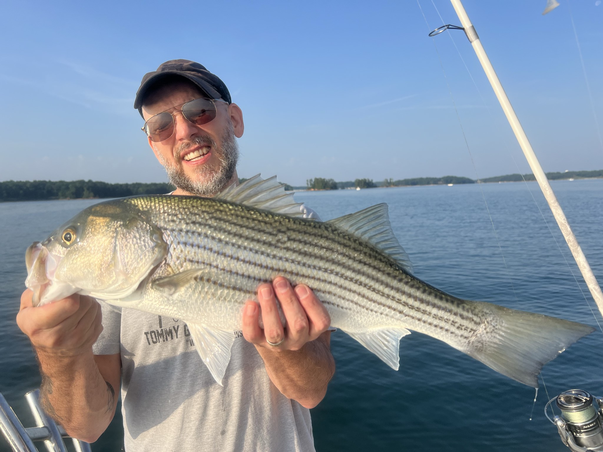 Trophy Striped Bass Lake Lanier Summer