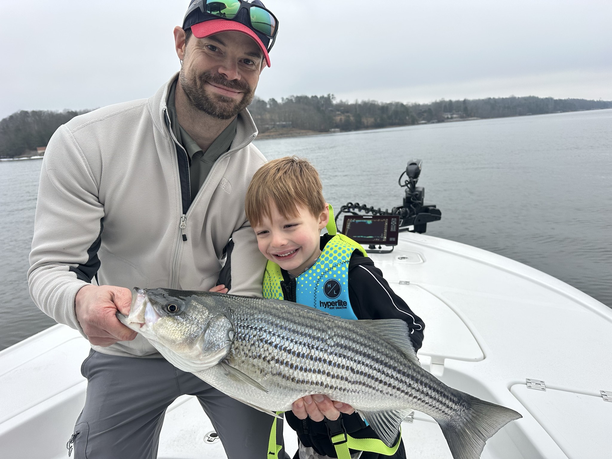 February Striped Bass Action On Lake Lanier
