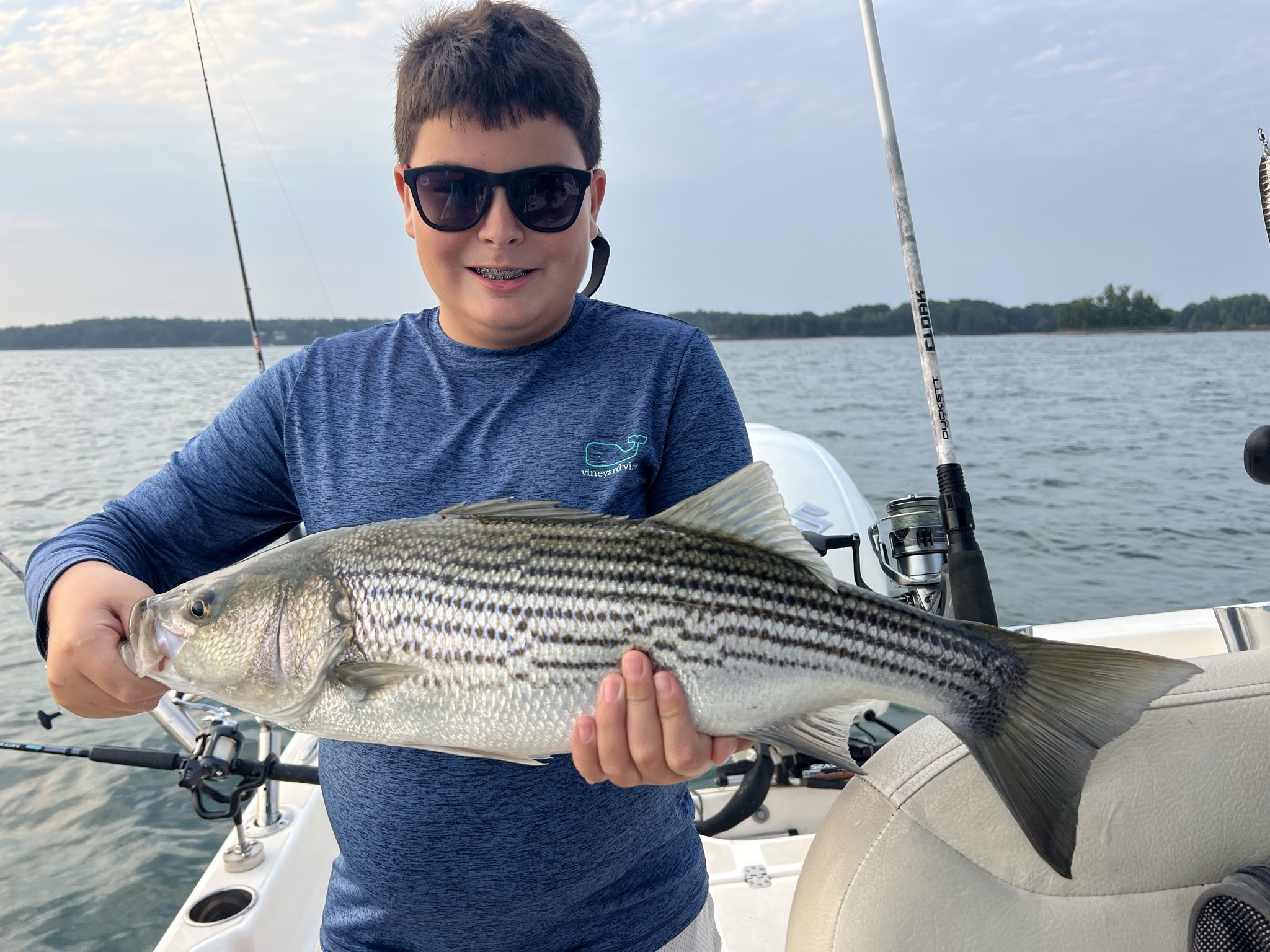 Summer Striped Bass Action On Lake Lanier