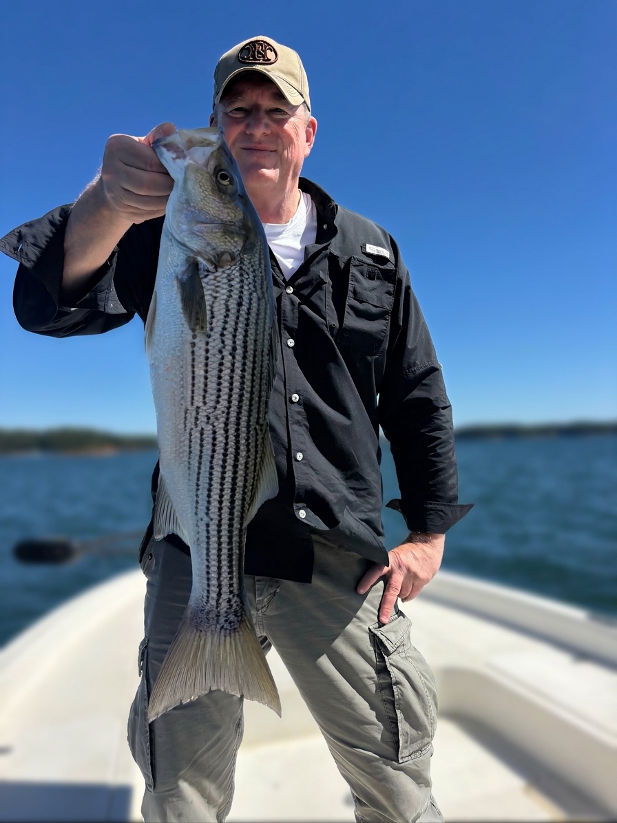 September Striped Bass Action at Lake Lanier