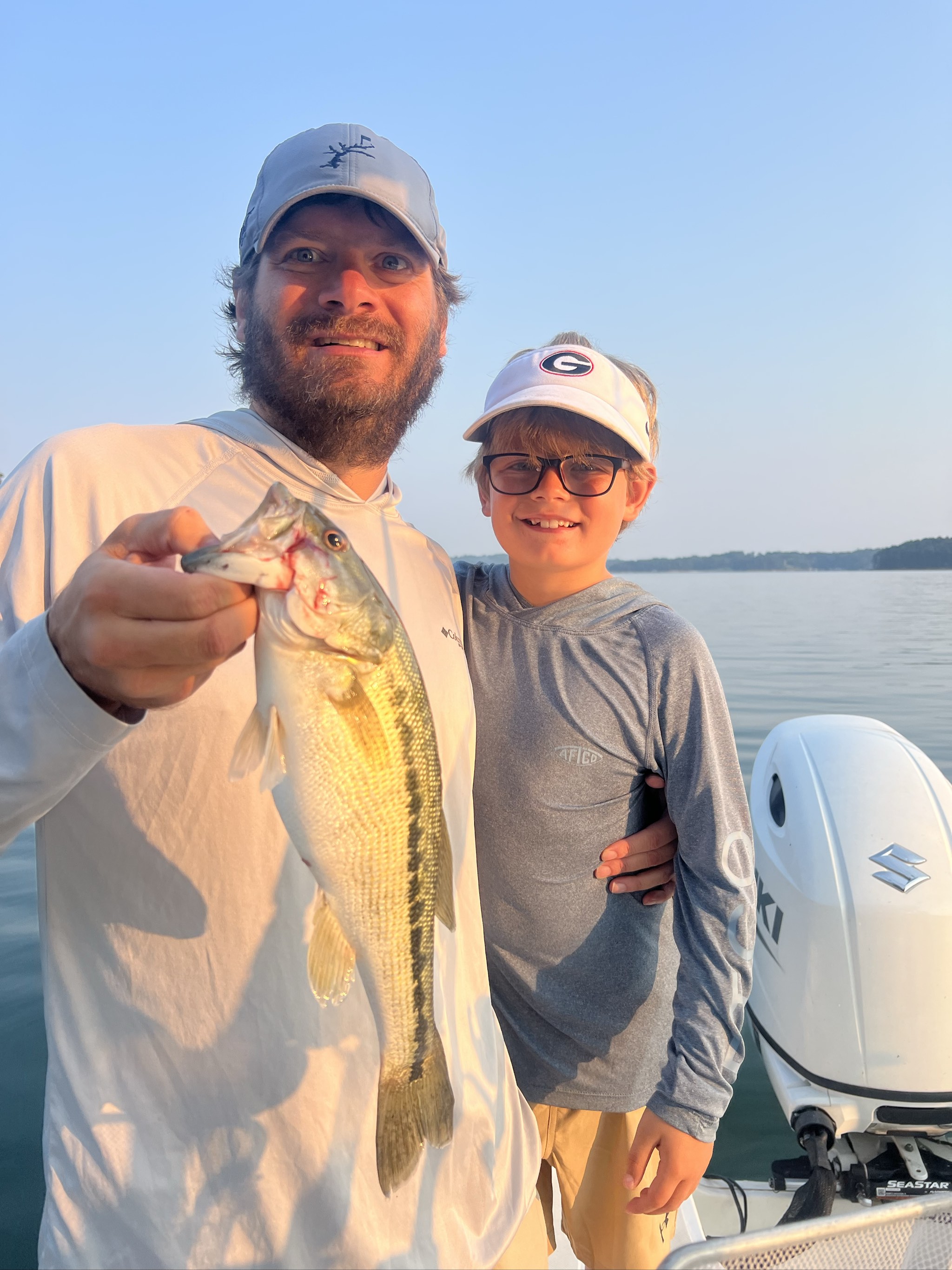 Striped Bass And Spotted Bass Lake Lanier