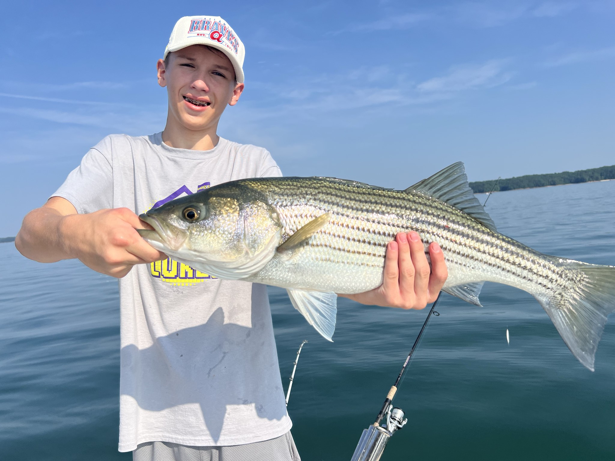 Trophy Striped Bass Lake Lanier Summer